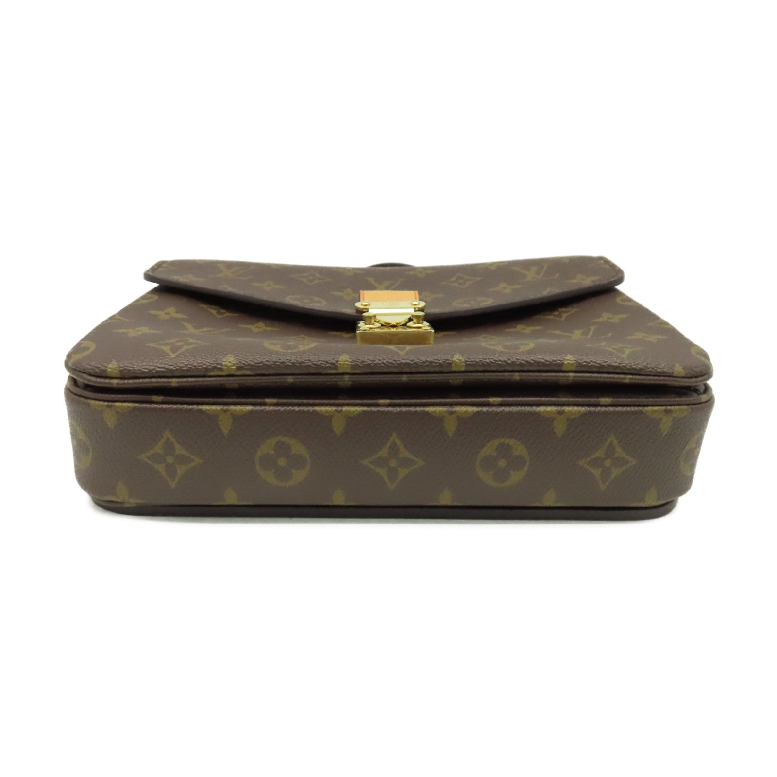 LOUIS VUITTON Monogram Pochette Metis 2Way Shoulder Bag金扣手挽肩背兩用袋啡色