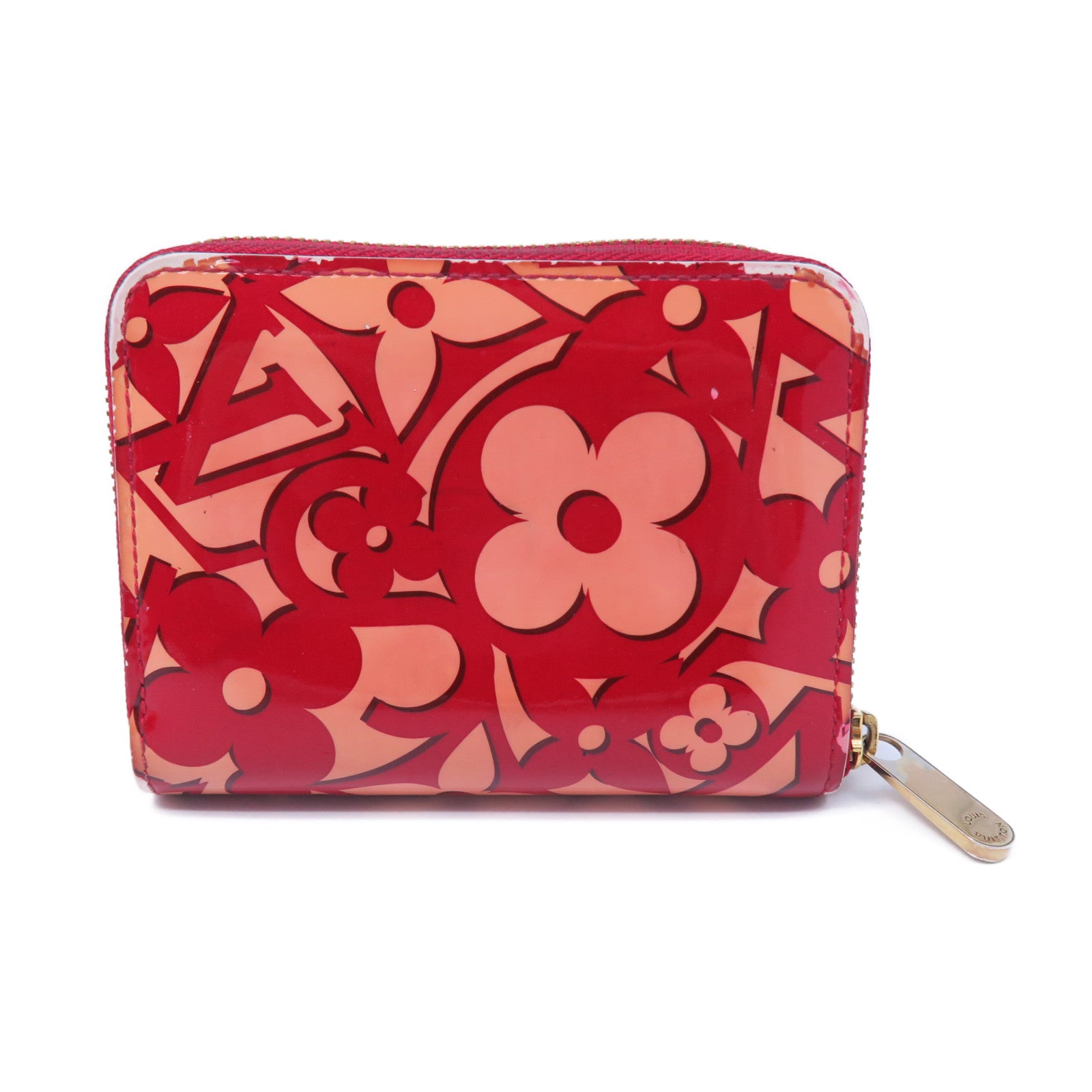 LOUIS VUITTON Sweet Monogram Zippy Coin Purse金扣錢包紅色