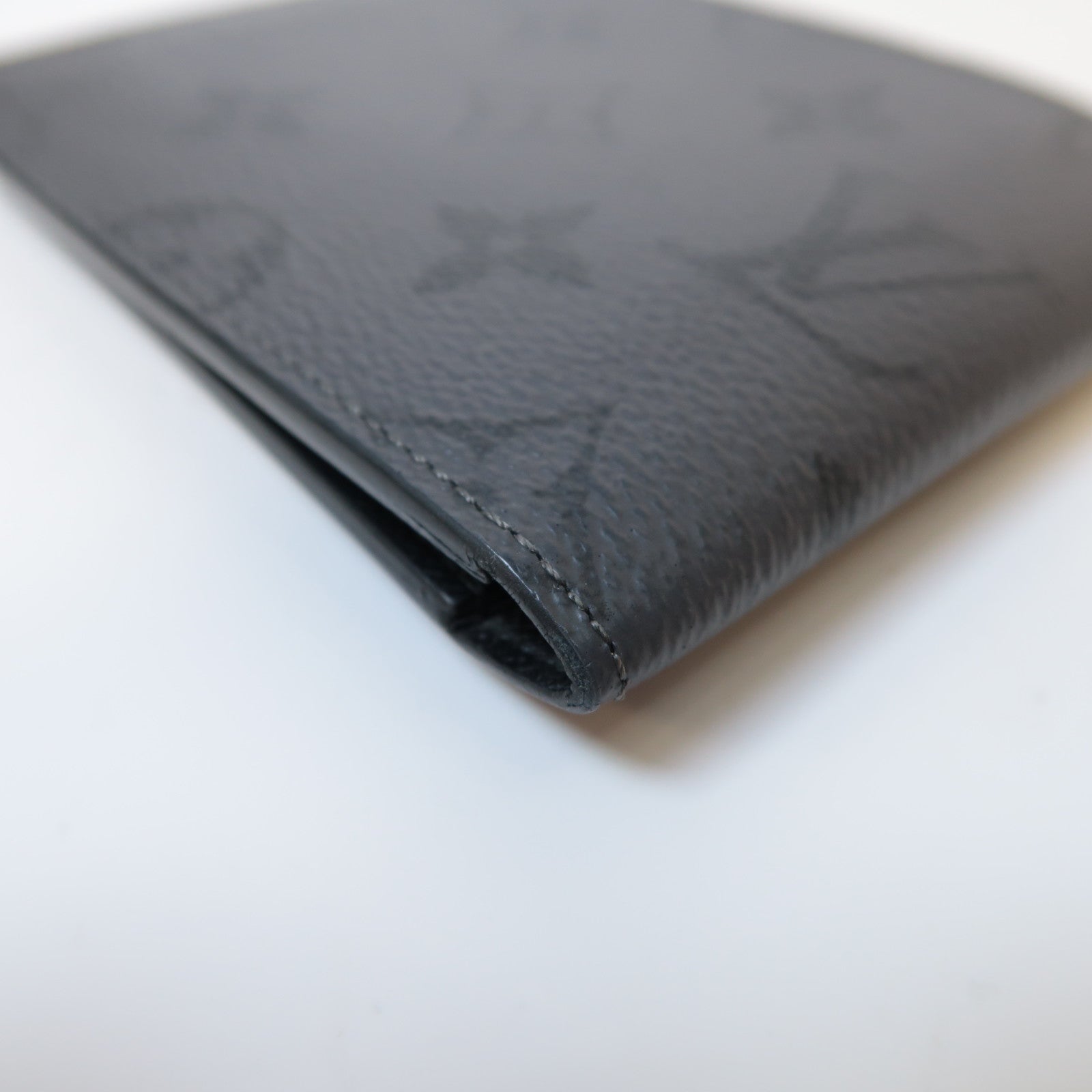 LOUIS VUITTON Monogram Fold Wallet錢包黑色