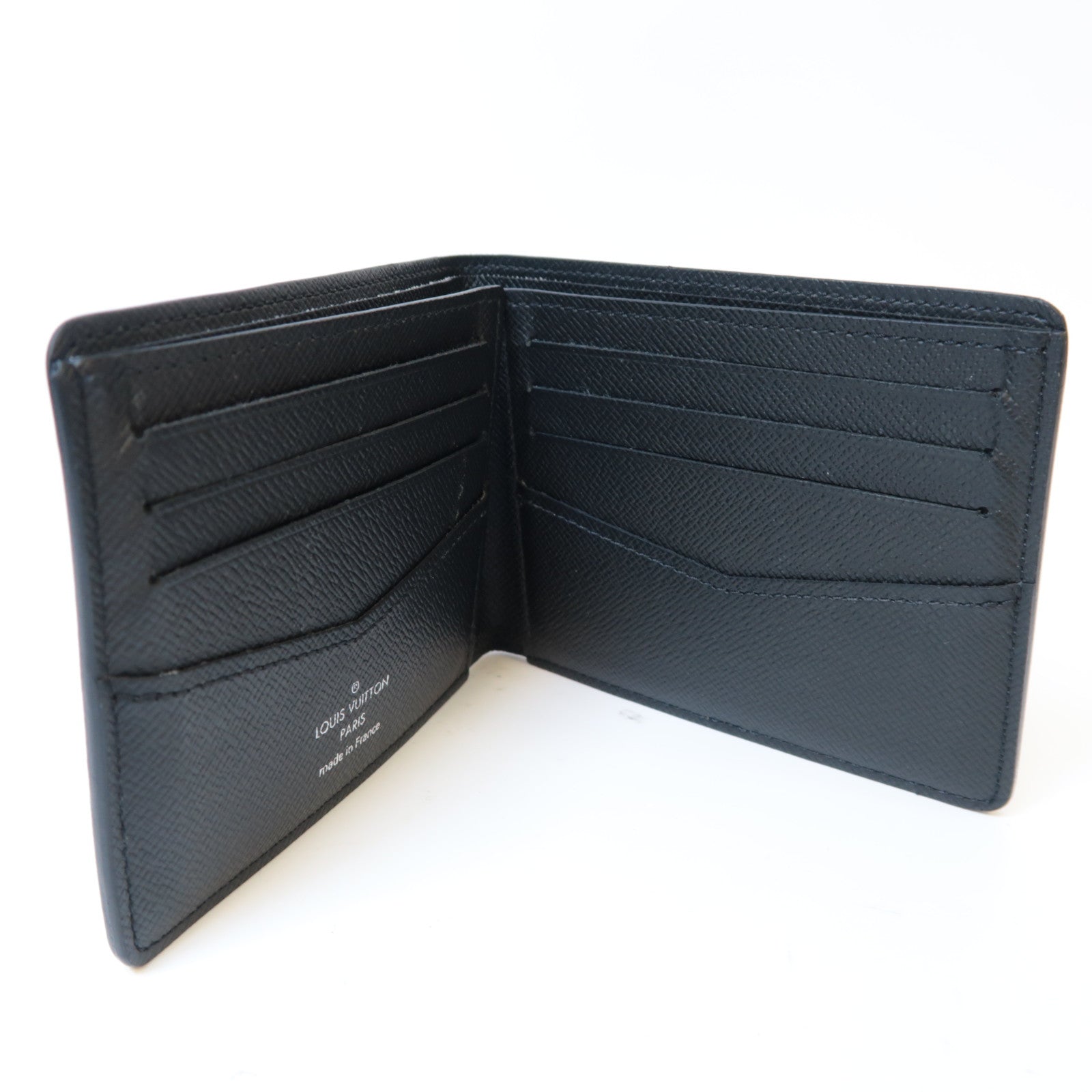 LOUIS VUITTON Monogram Fold Wallet錢包黑色