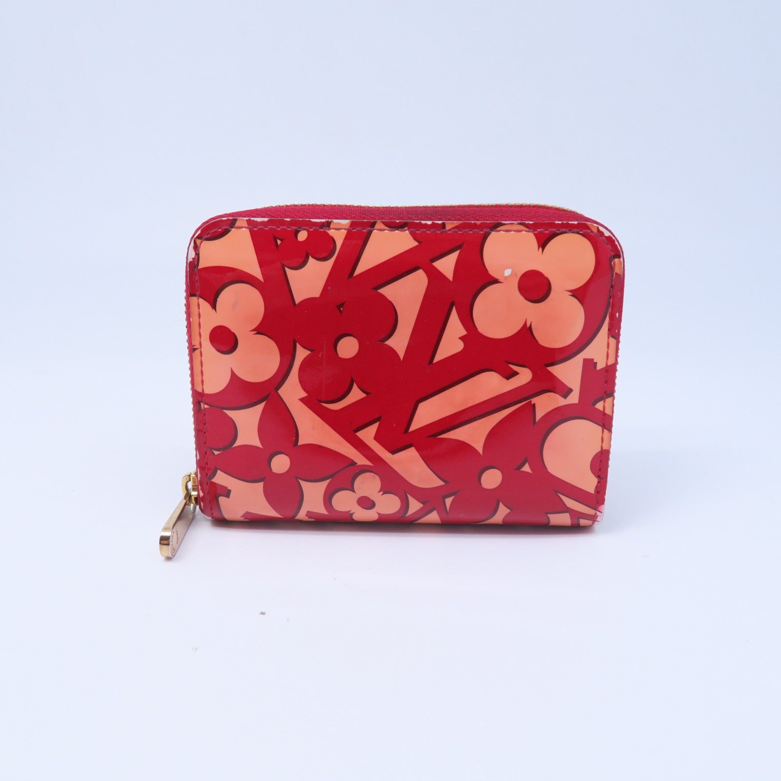 LOUIS VUITTON Sweet Monogram Zippy Coin Purse金扣錢包紅色