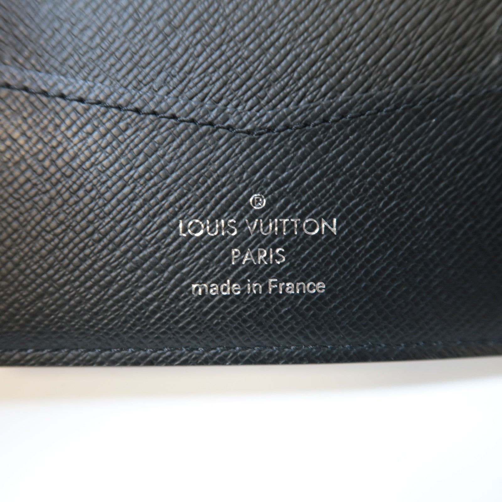 LOUIS VUITTON Monogram Fold Wallet錢包黑色