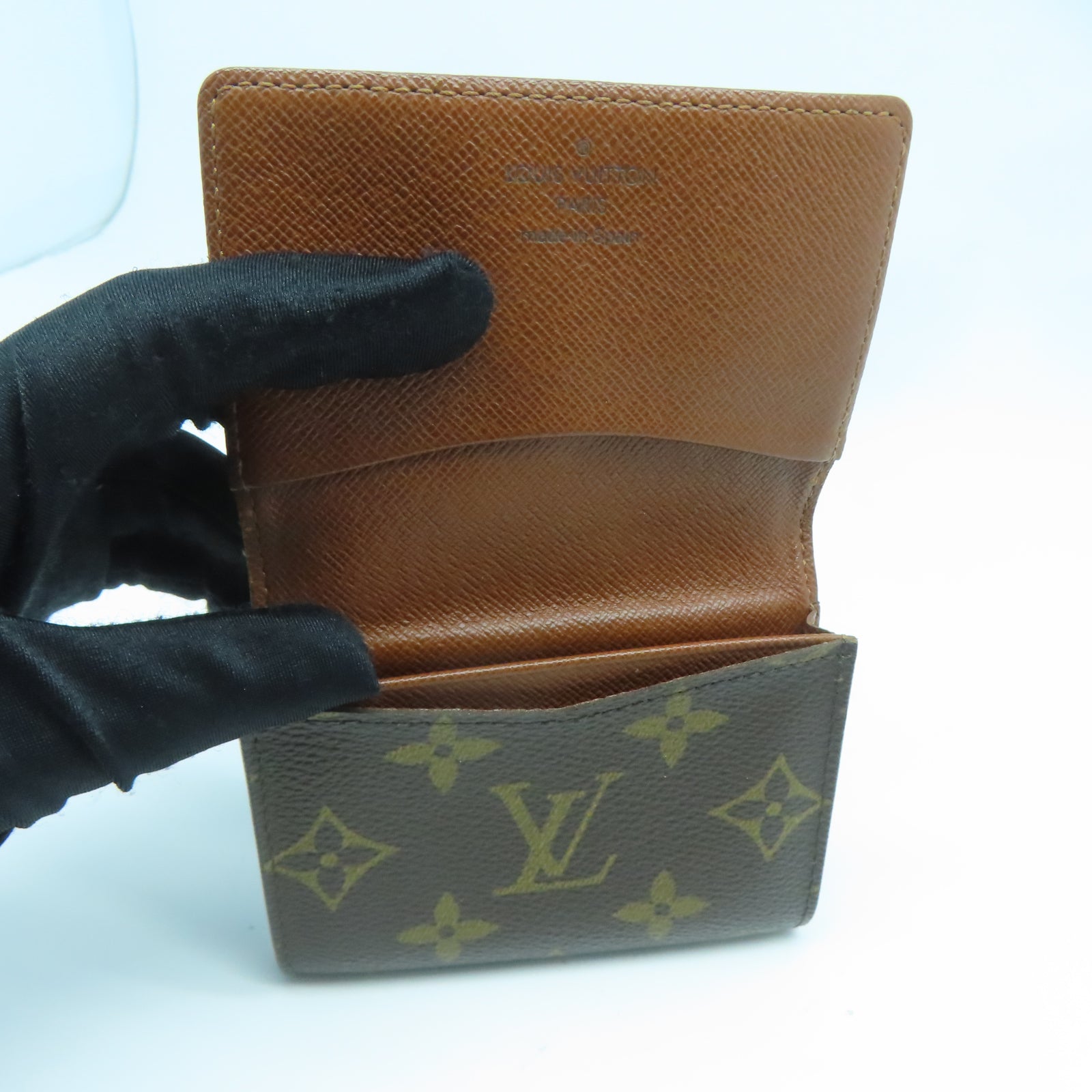 LOUIS VUITTON Monogram Amberop Cult De Visit卡片套啡色