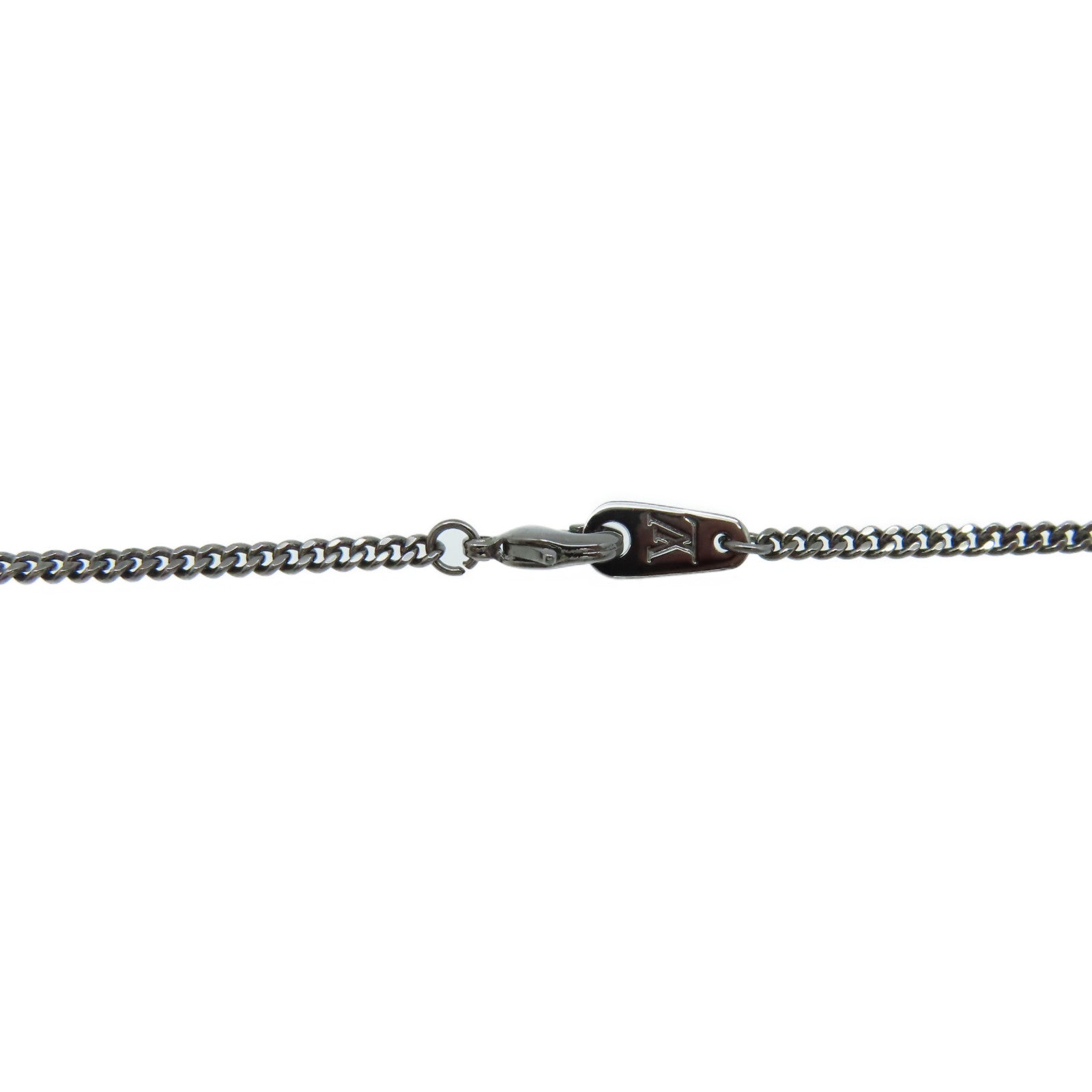 LOUIS VUITTON 金屬Collier Upside Down Necklace項鏈黑色