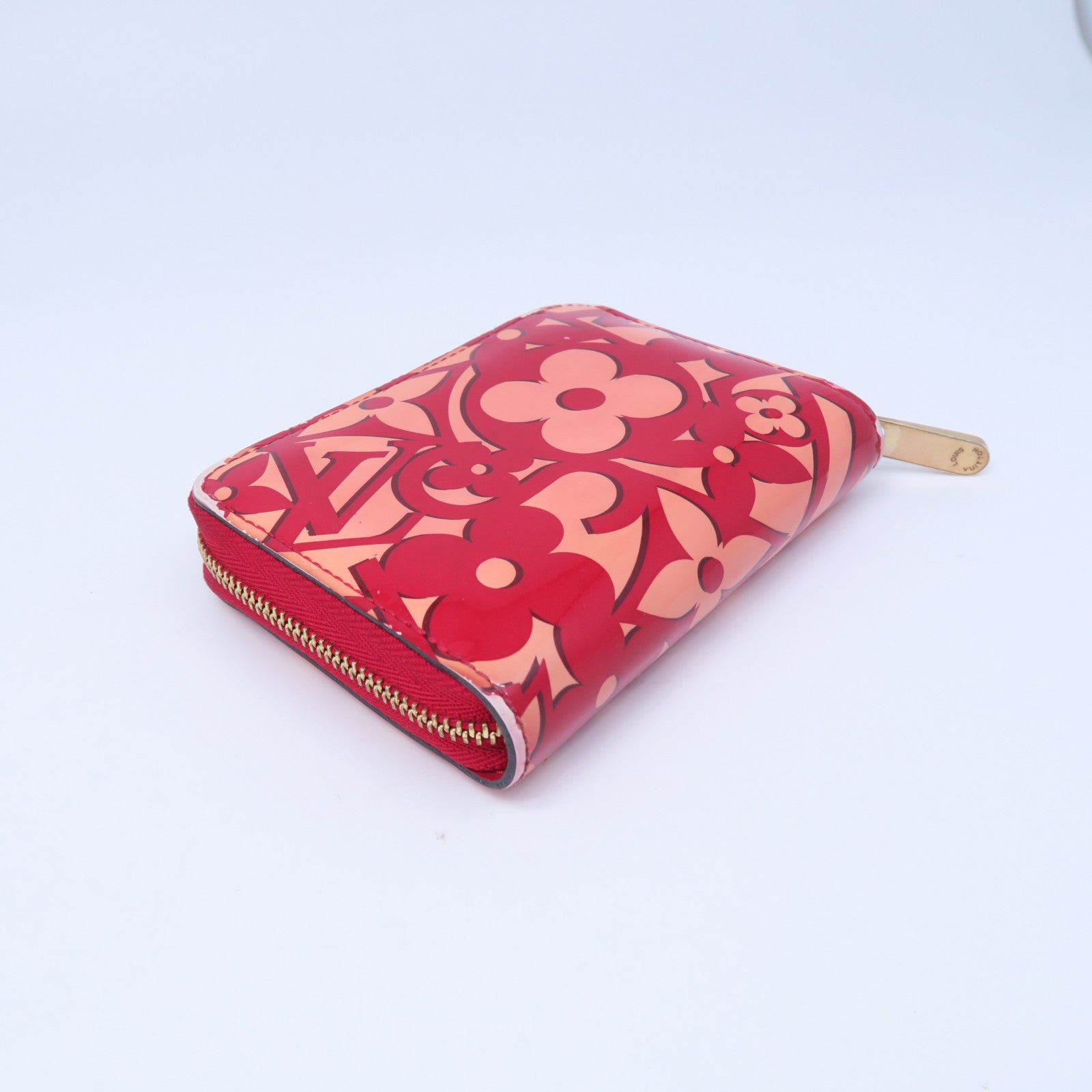 LOUIS VUITTON Sweet Monogram Zippy Coin Purse金扣錢包紅色
