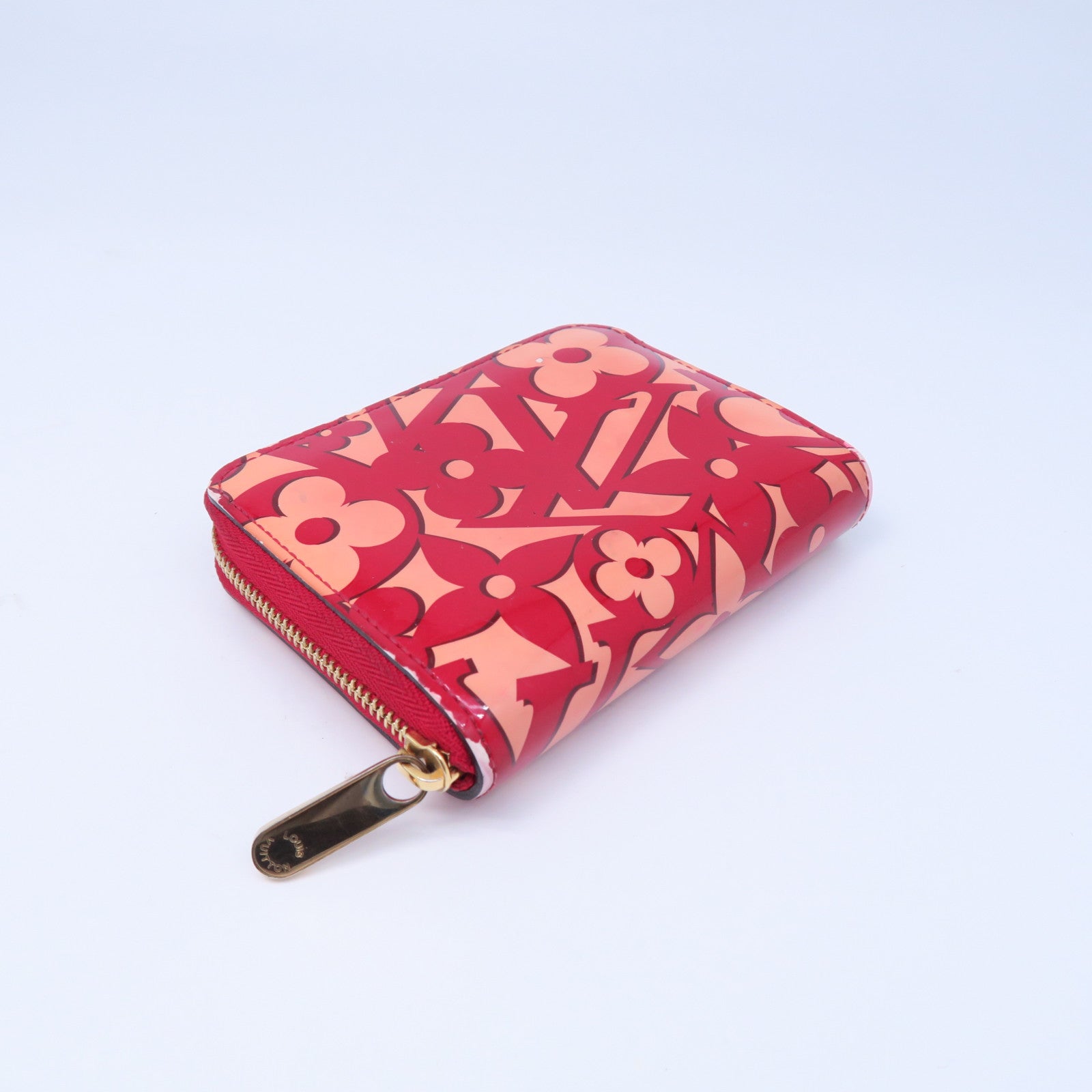 LOUIS VUITTON Sweet Monogram Zippy Coin Purse金扣錢包紅色