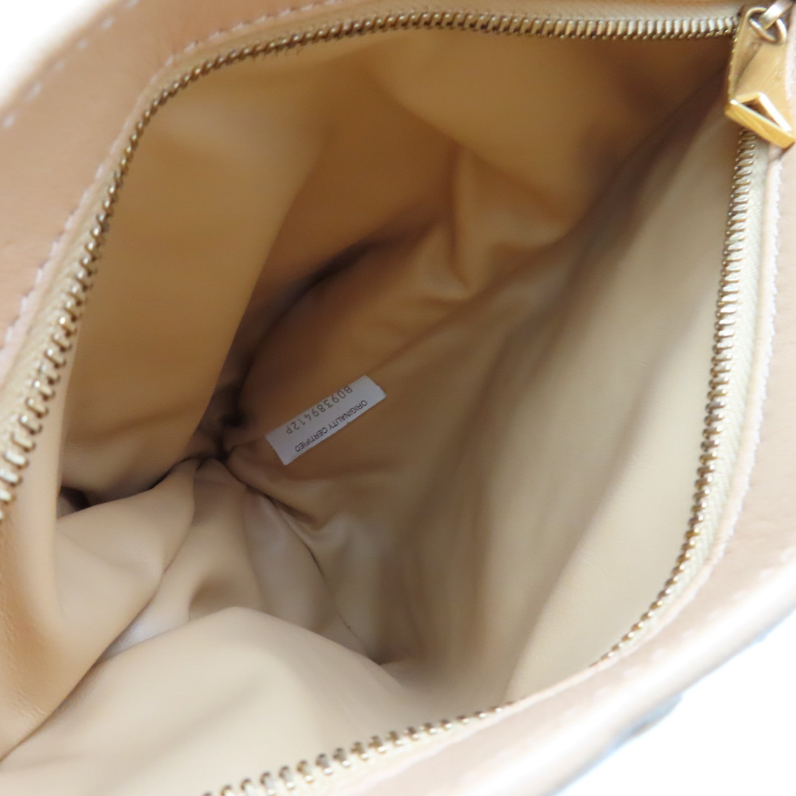 BOTTEGA VENETA 織紋皮革Mini Twist金扣手挽袋米色