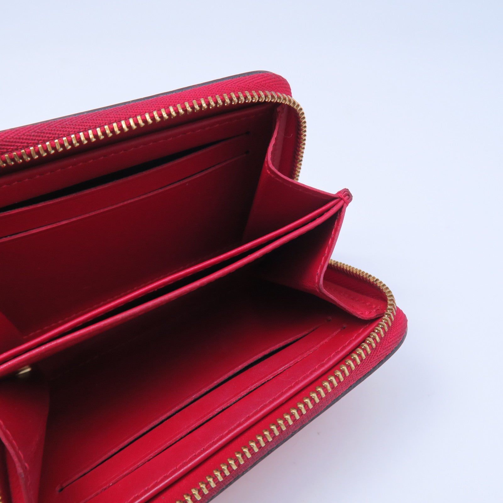 LOUIS VUITTON Sweet Monogram Zippy Coin Purse金扣錢包紅色