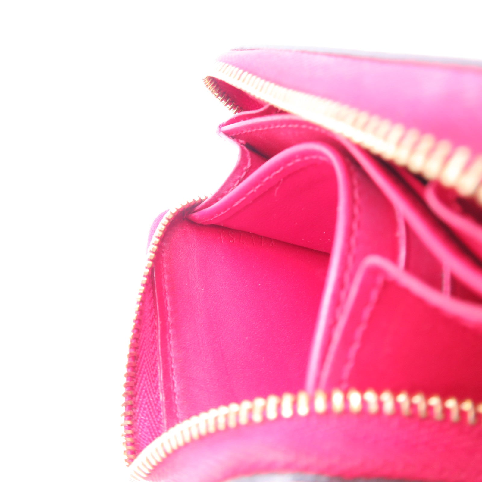 LOUIS VUITTON Sweet Monogram Zippy Coin Purse金扣錢包紅色
