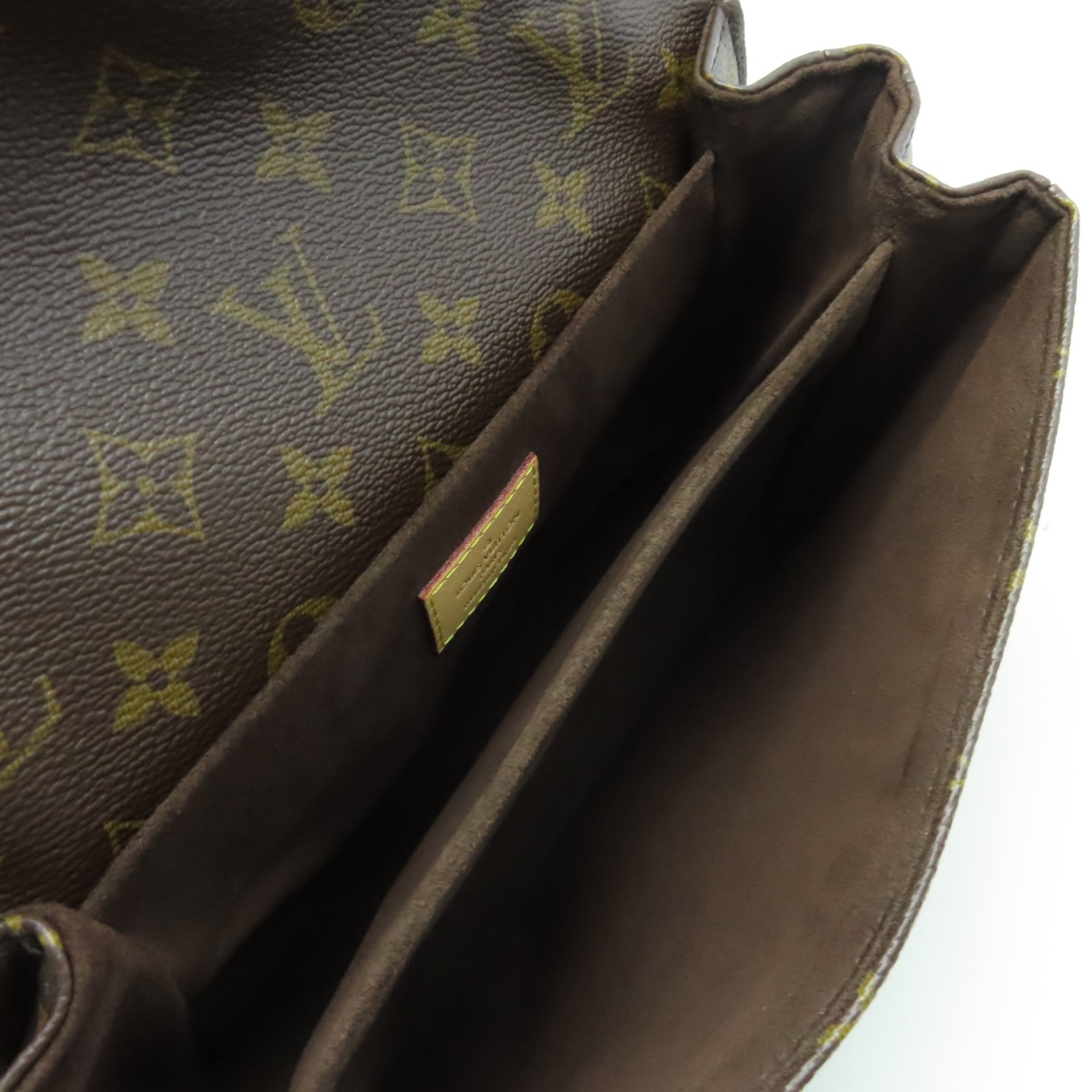 LOUIS VUITTON Monogram Pochette Metis 2Way Shoulder Bag金扣手挽肩背兩用袋啡色