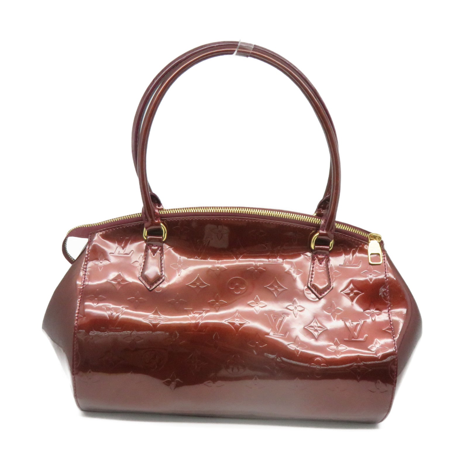 LOUIS VUITTON Vernis Sherwood GM Shoulder Bag肩背袋啡色
