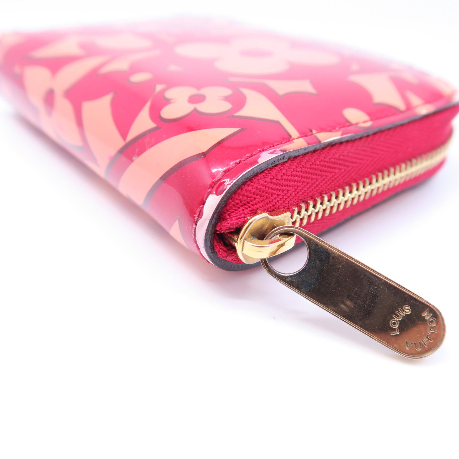 LOUIS VUITTON Sweet Monogram Zippy Coin Purse金扣錢包紅色