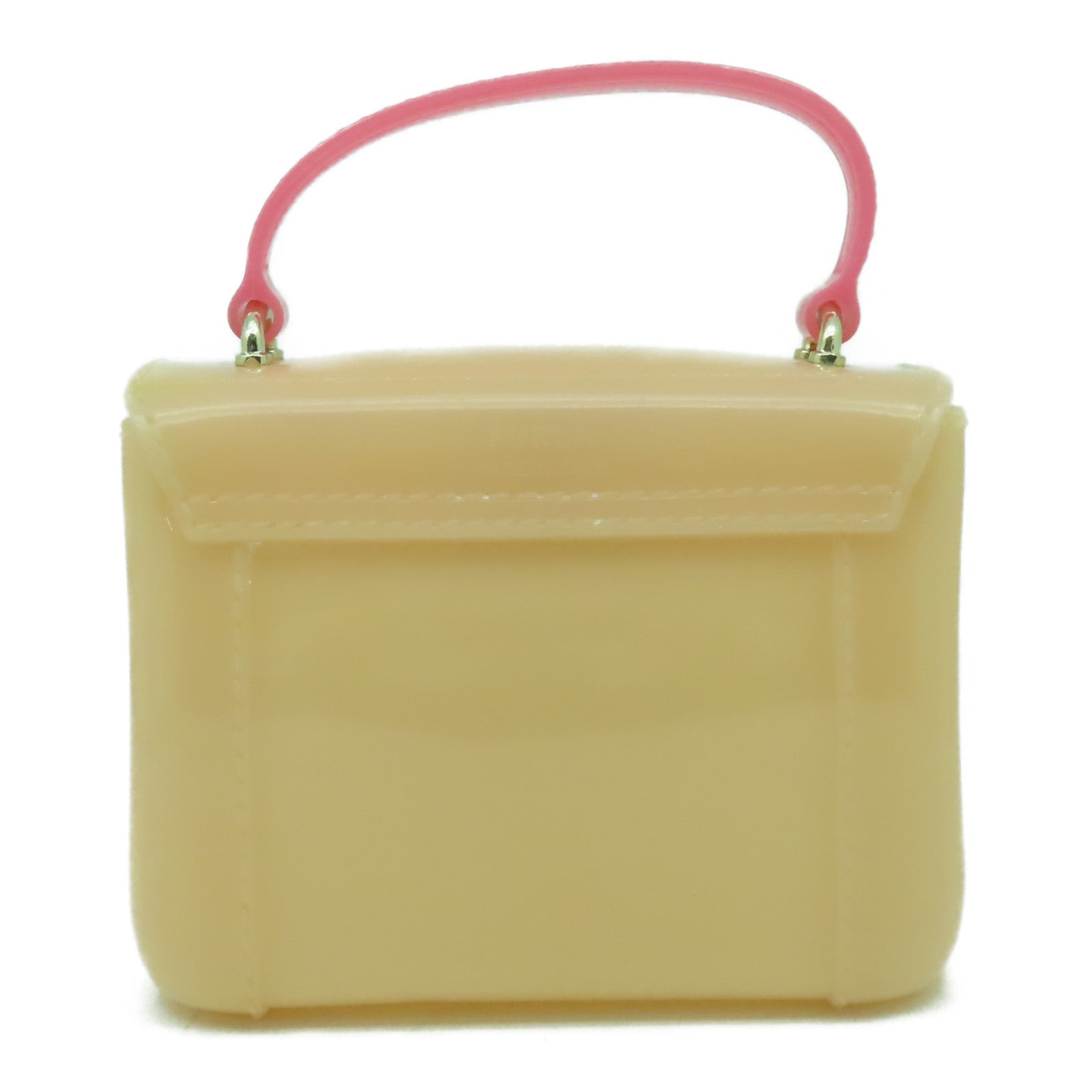 Furla PVC Handbag手挽肩背兩用袋粉紅色