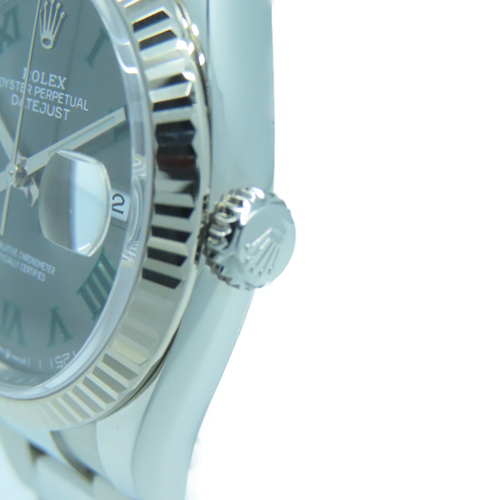 ROLEX Datejust 36mm 18K白金/不鏽鋼自動機芯手錶灰色