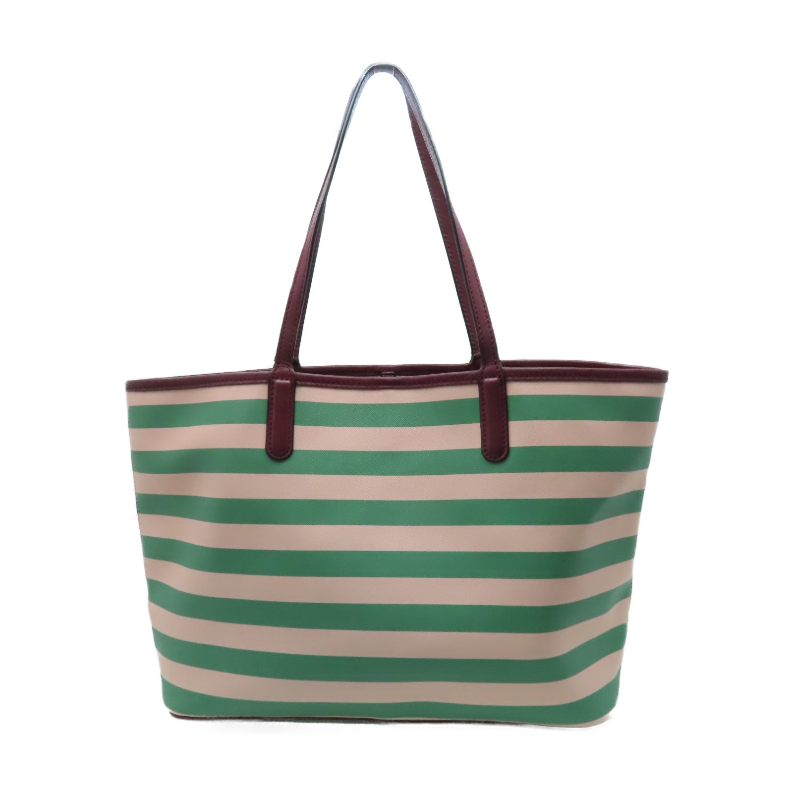 MARC BY MARC JACOBS 塗層帆布Tote Bag金扣手挽袋粉紅色/綠色