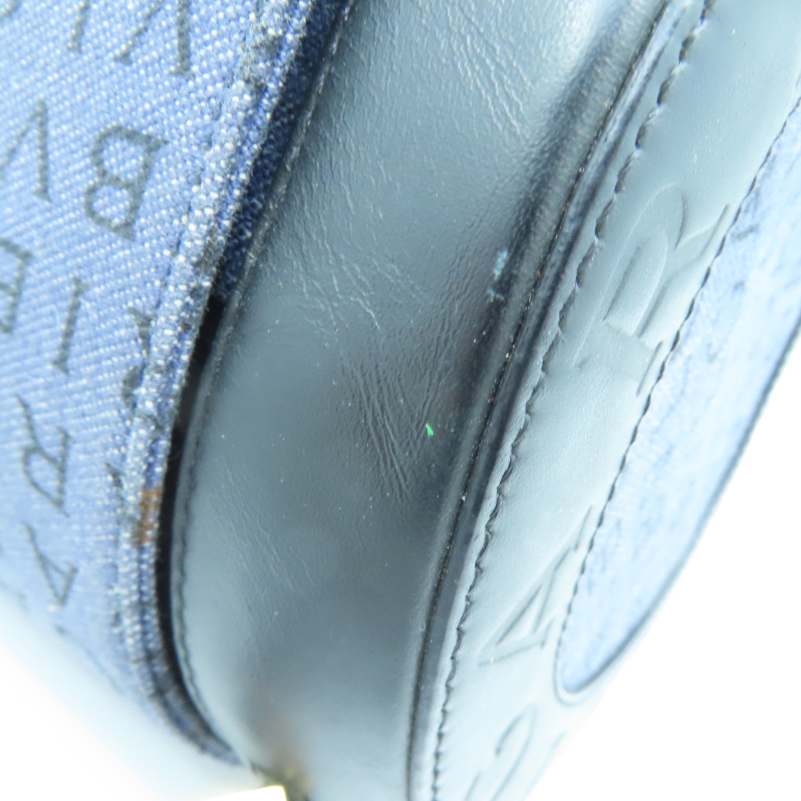 BVLGARI 帆布Shoulder Bag金扣肩背袋藍色