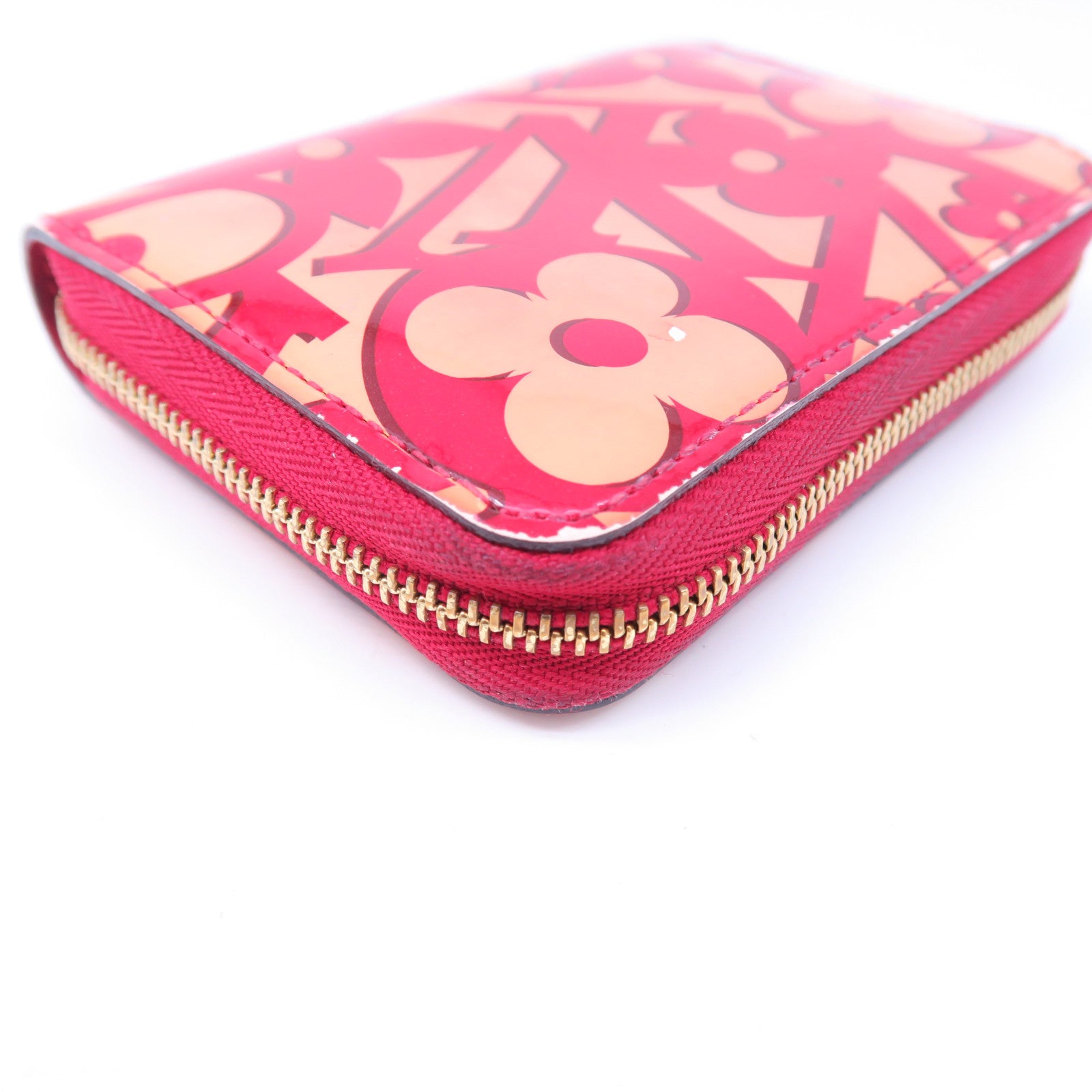 LOUIS VUITTON Sweet Monogram Zippy Coin Purse金扣錢包紅色