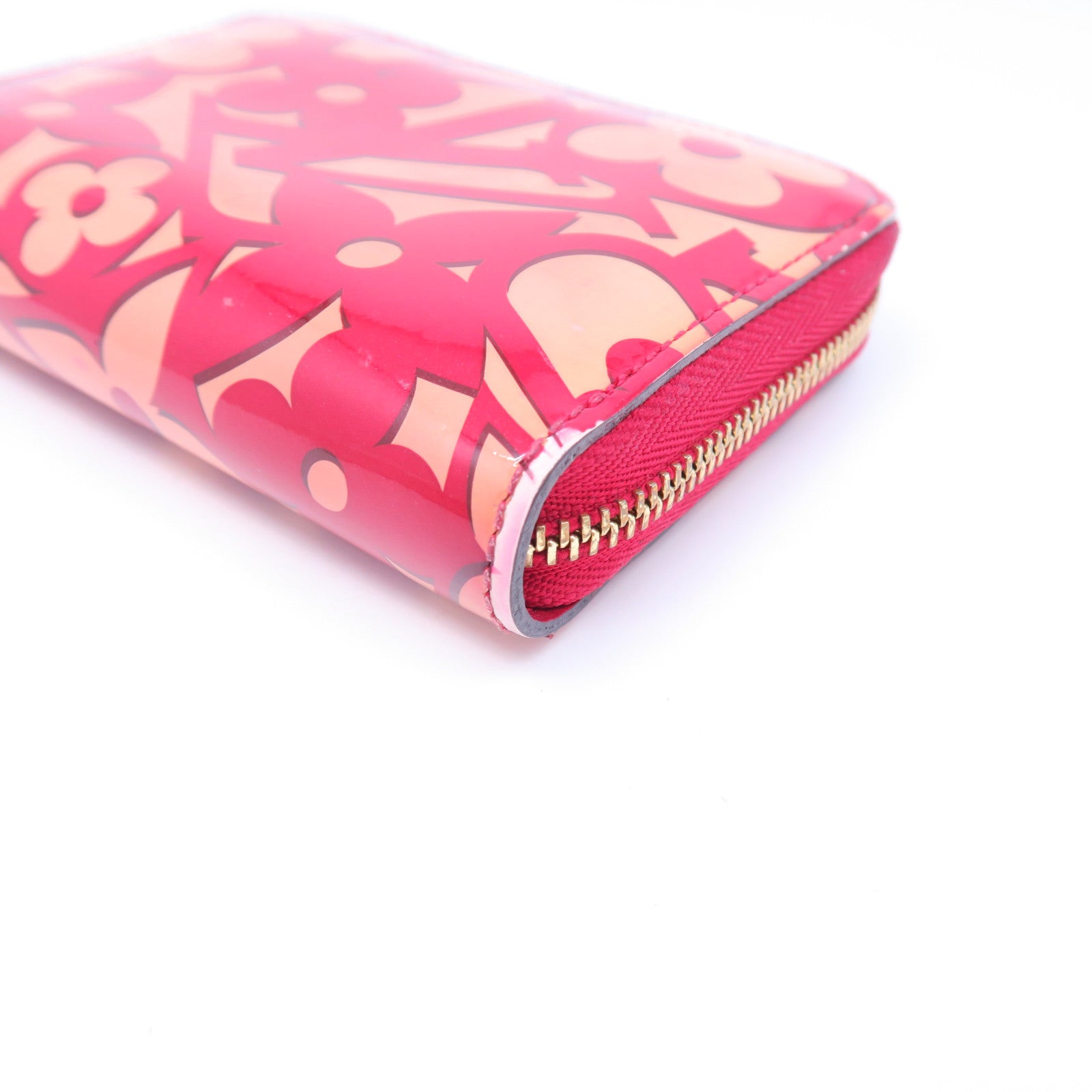 LOUIS VUITTON Sweet Monogram Zippy Coin Purse金扣錢包紅色