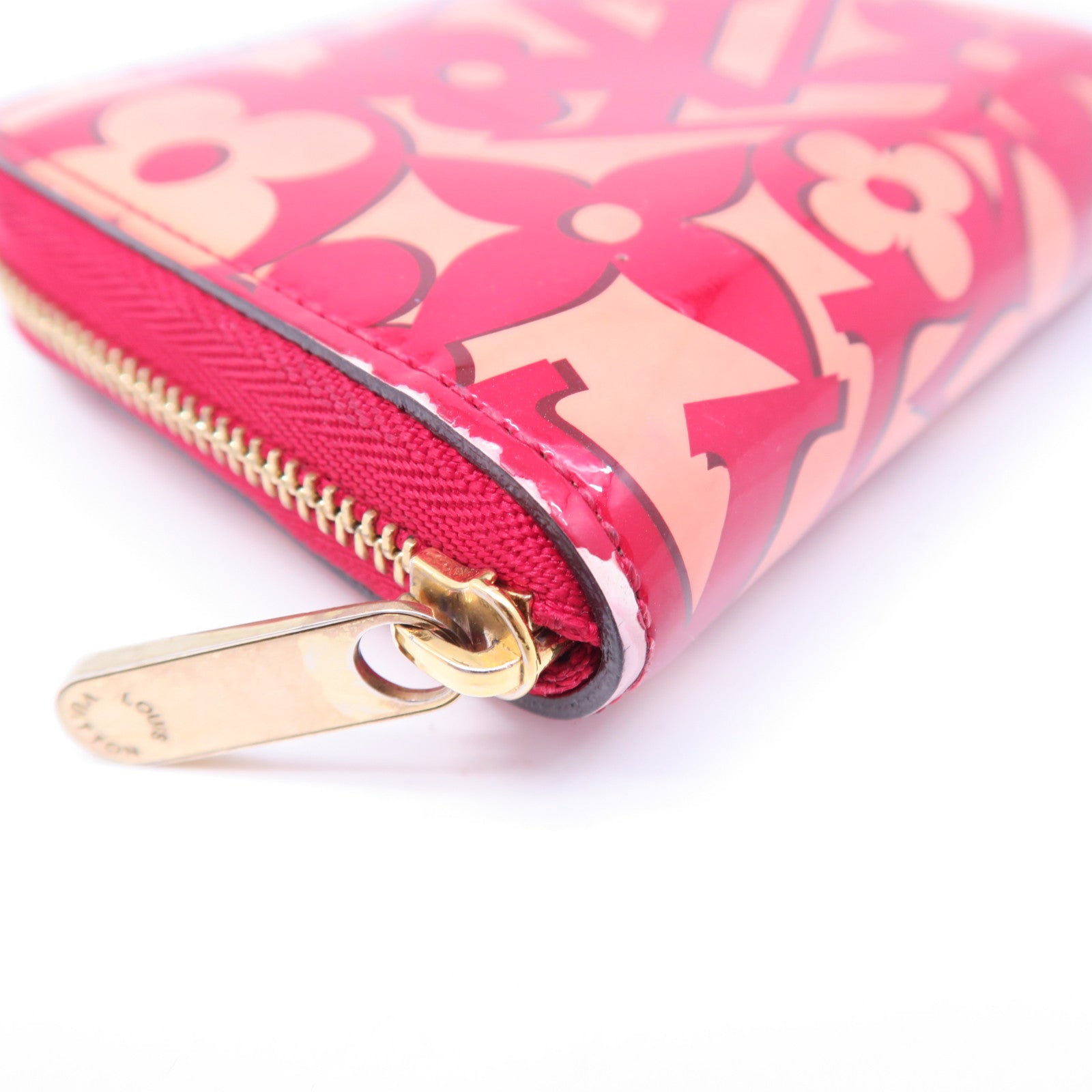LOUIS VUITTON Sweet Monogram Zippy Coin Purse金扣錢包紅色