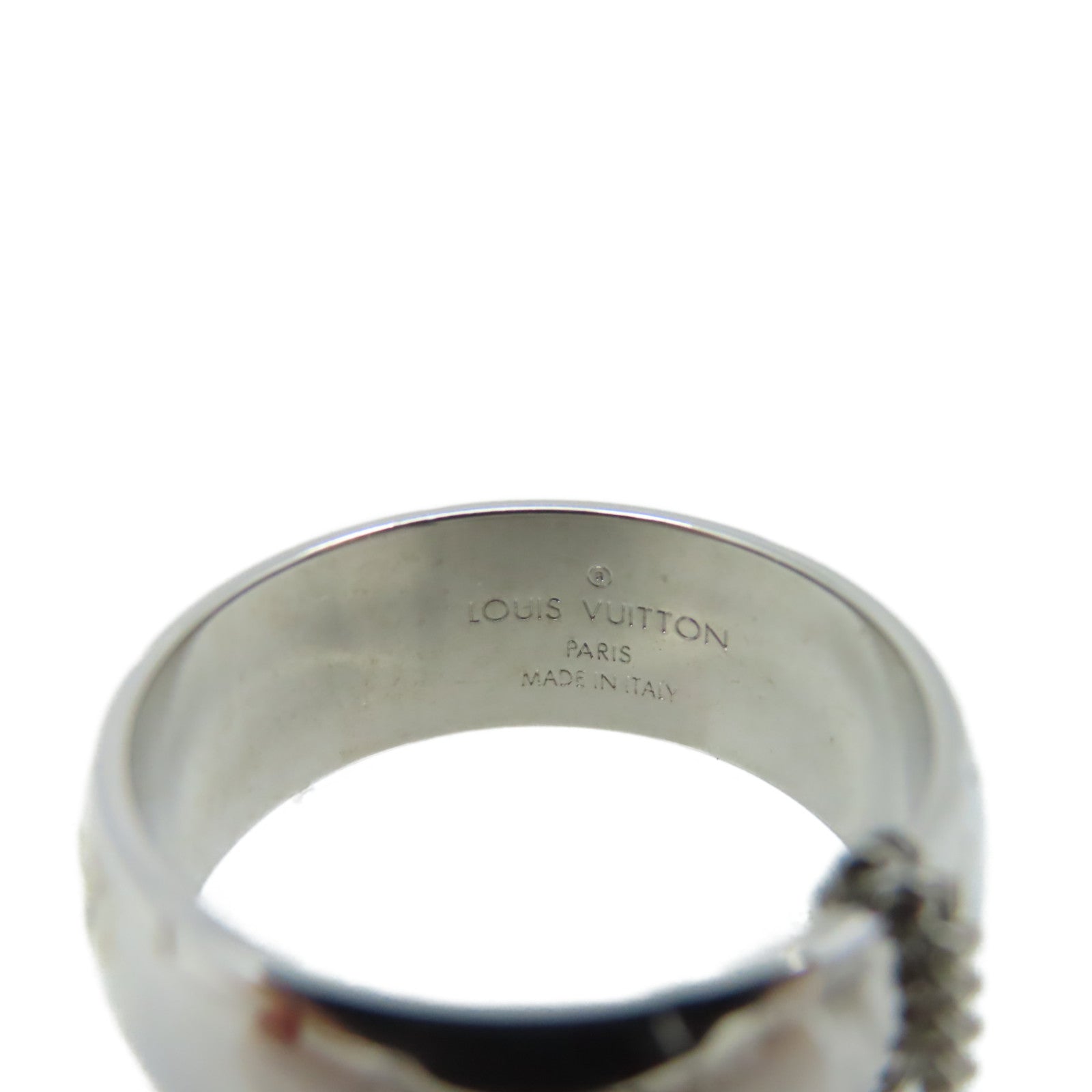 LOUIS VUITTON 金屬Monogram Charms Necklace項鏈銀色