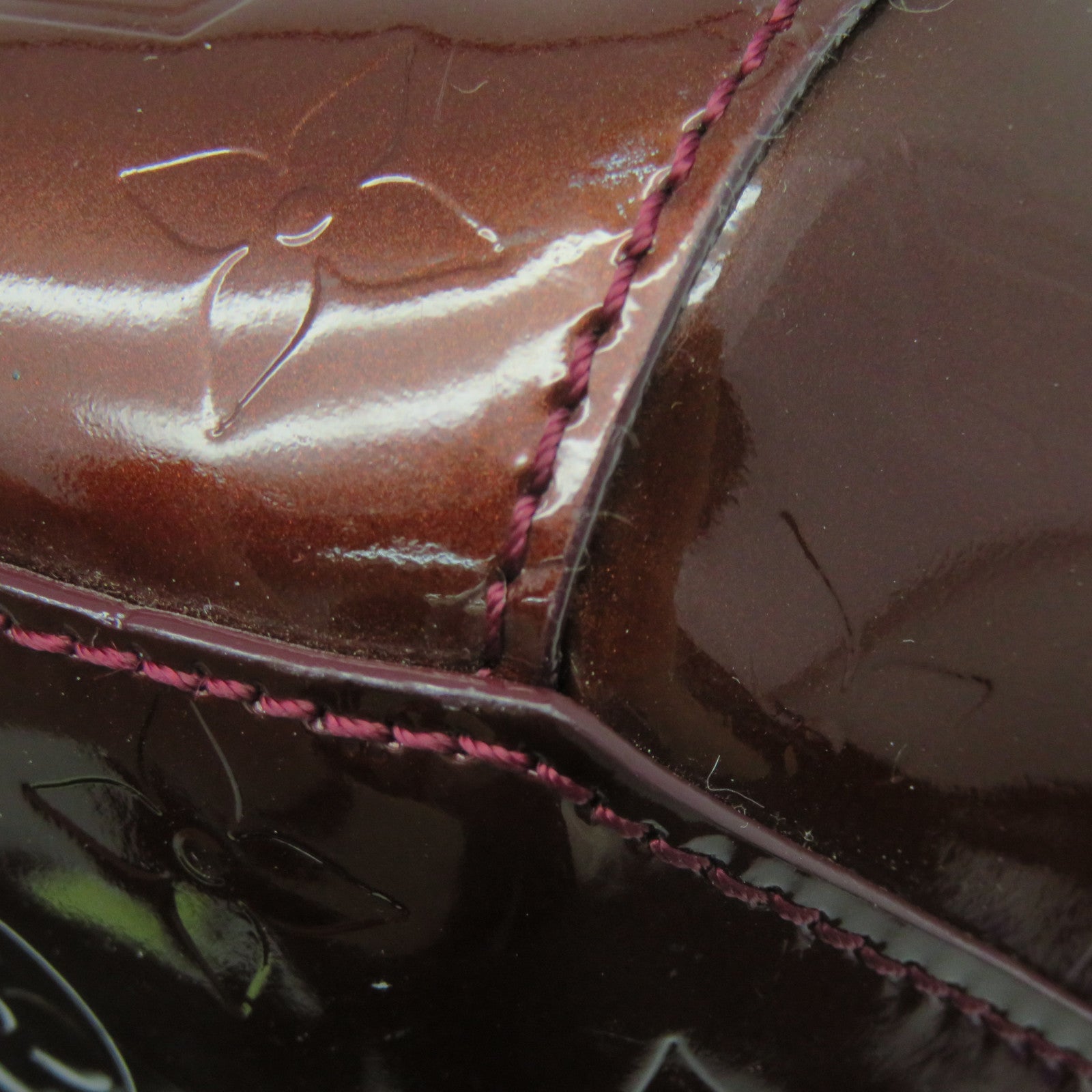 LOUIS VUITTON Vernis Sherwood GM Shoulder Bag肩背袋啡色