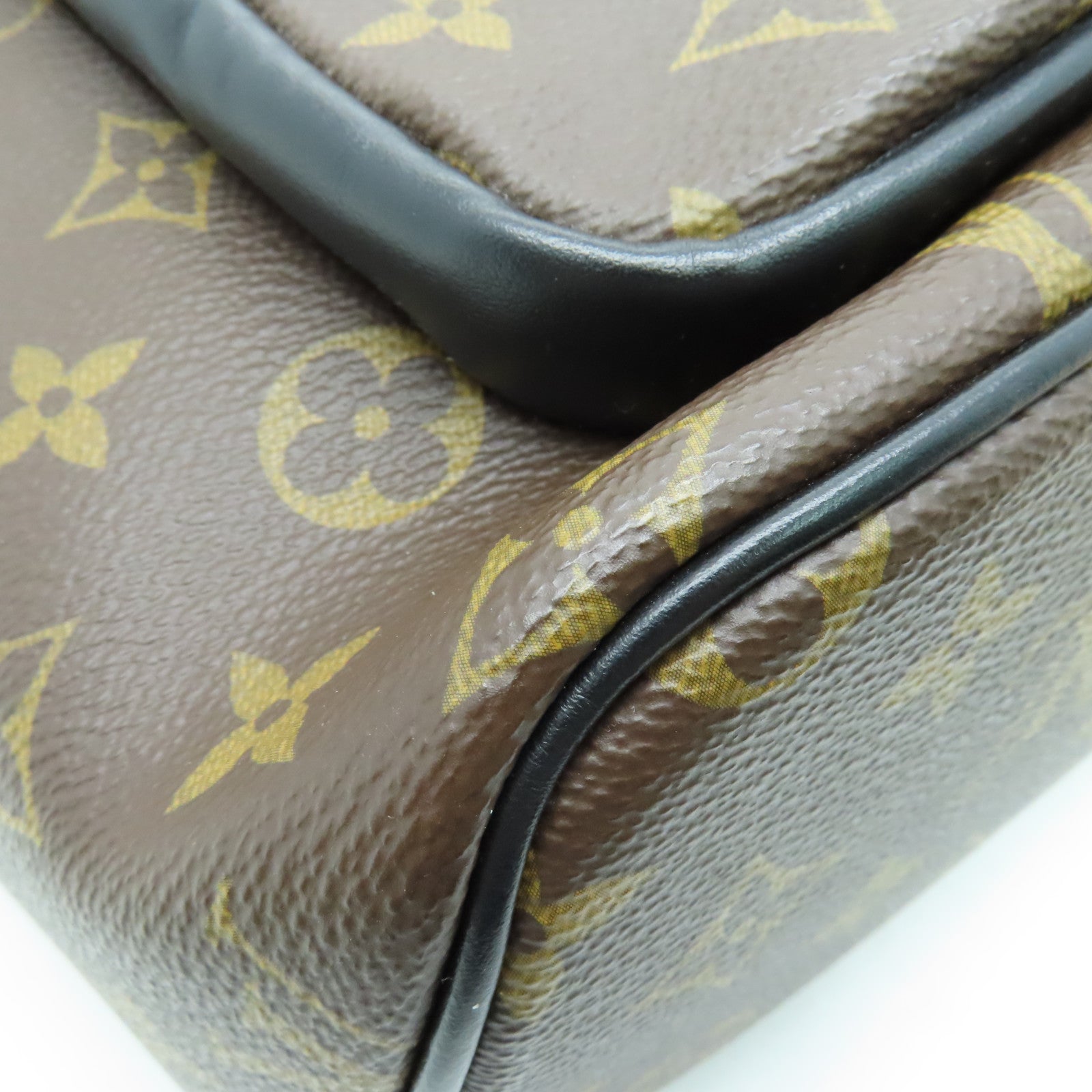 LOUIS VUITTON Monogram Josh Backpack银扣背包啡色