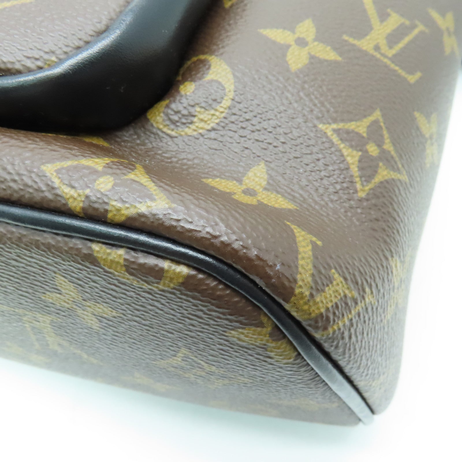 LOUIS VUITTON Monogram Josh Backpack银扣背包啡色