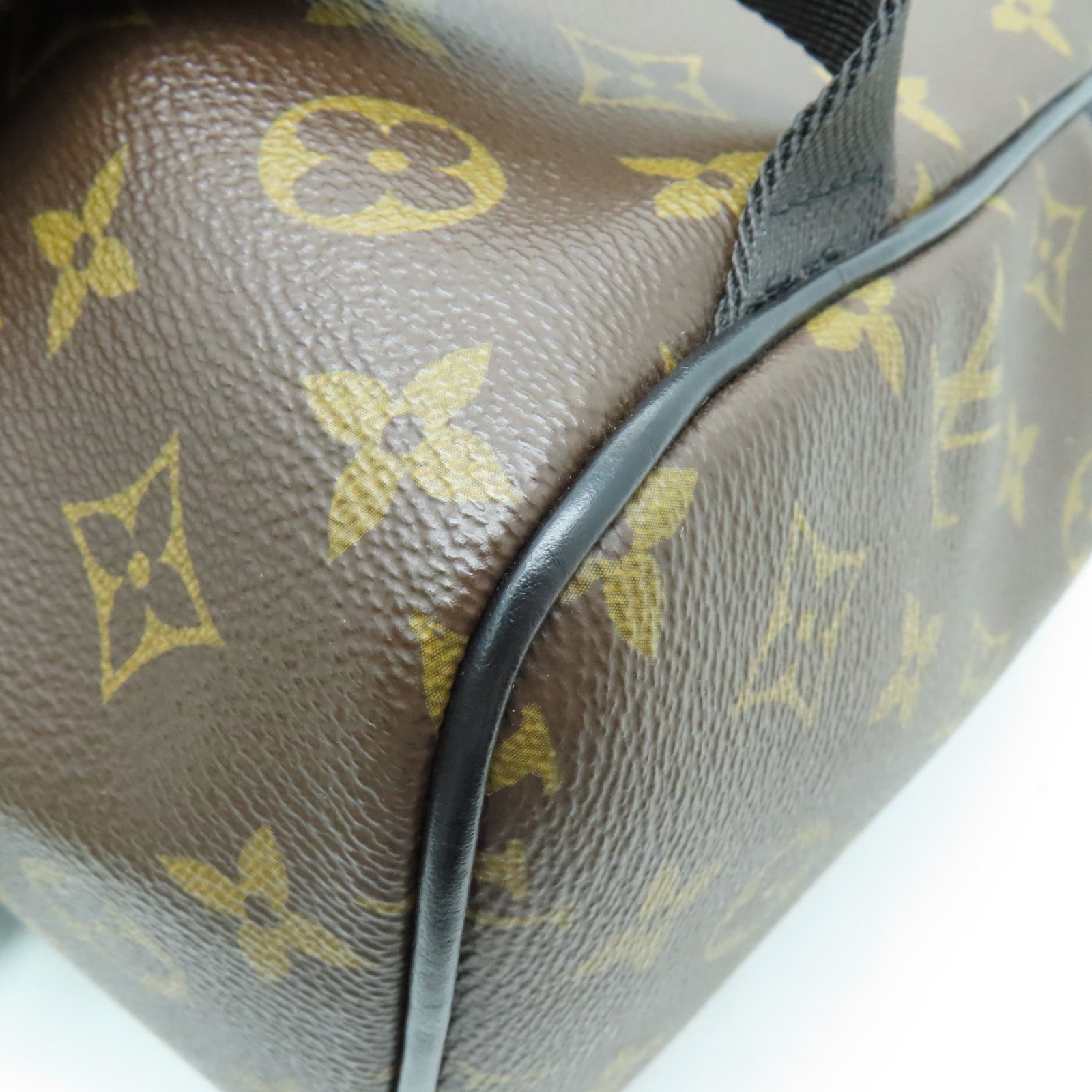 LOUIS VUITTON Monogram Josh Backpack银扣背包啡色