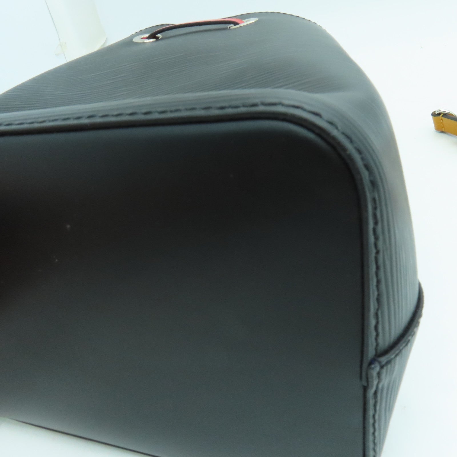 LOUIS VUITTON Epi NeoNoe BB One Shoulder銀扣兩用手挽肩背袋黑色