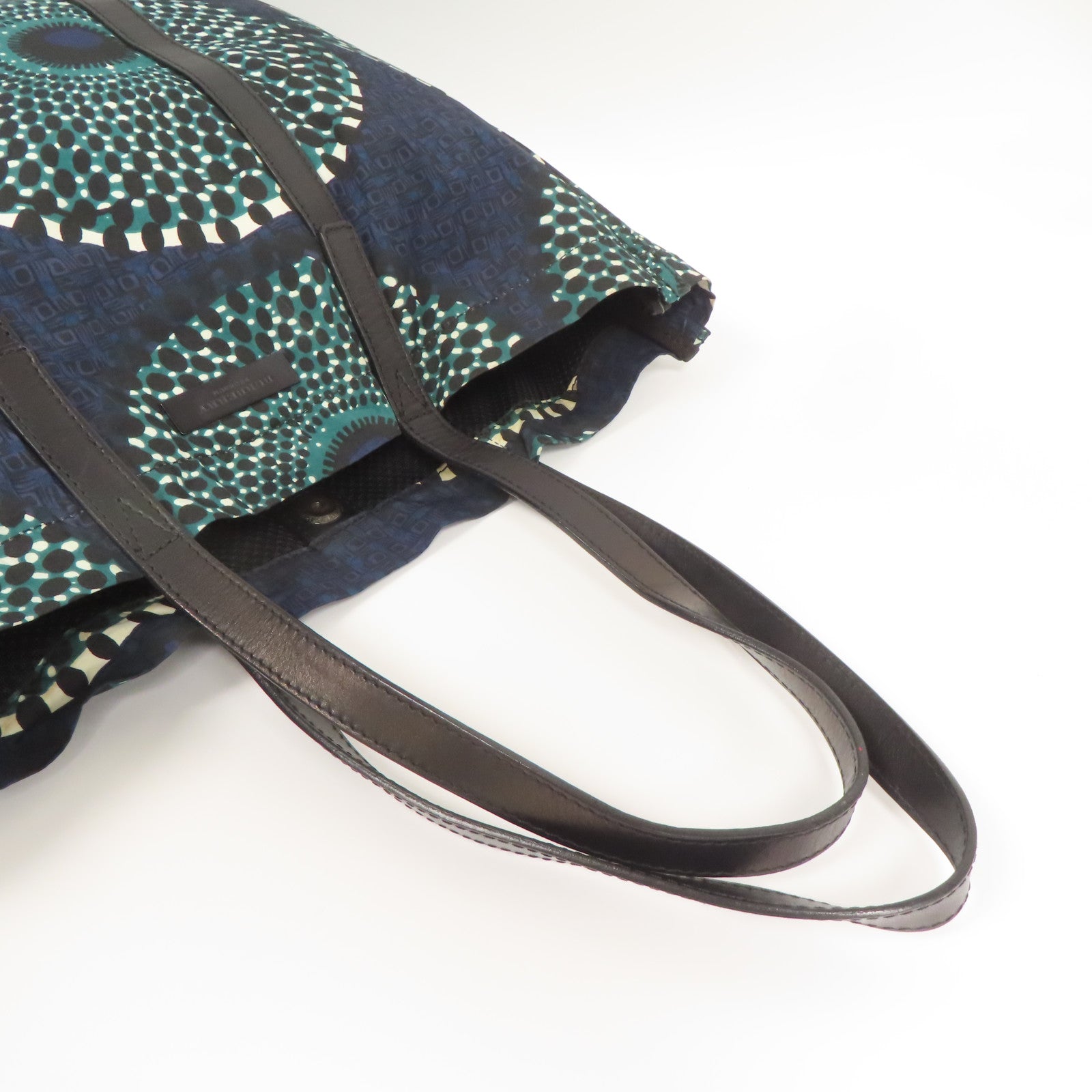 BURBERRY 尼龍Shoulder Bag黑扣肩背袋藍色/綠色