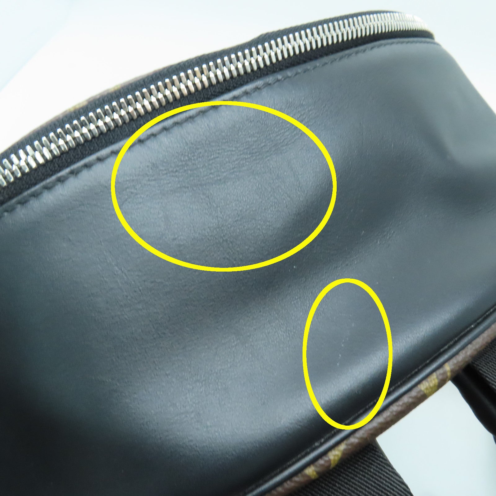 LOUIS VUITTON Monogram Josh Backpack银扣背包啡色