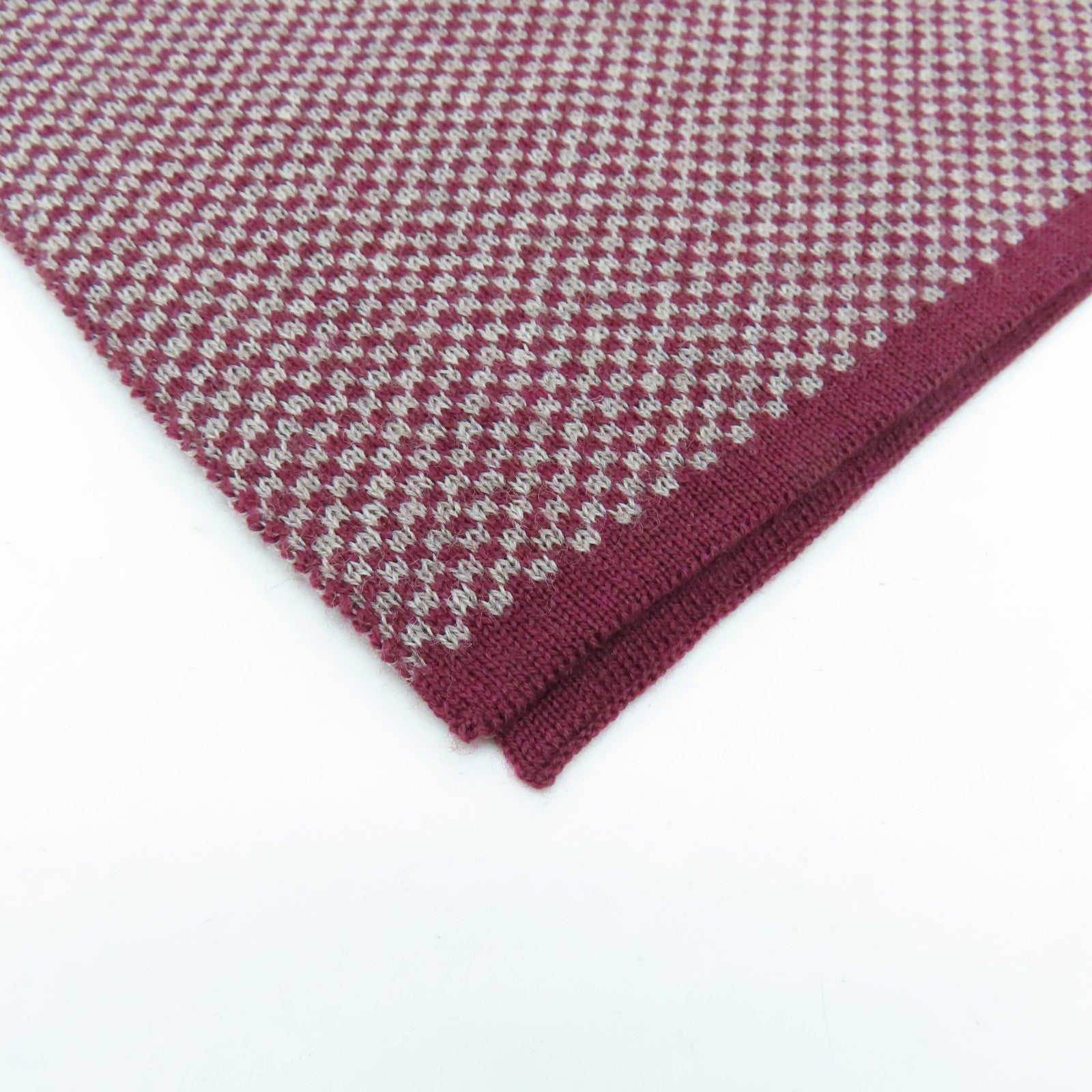 LOUIS VUITTON 羊毛Handwriting Burgundy Scarf絲巾紅色