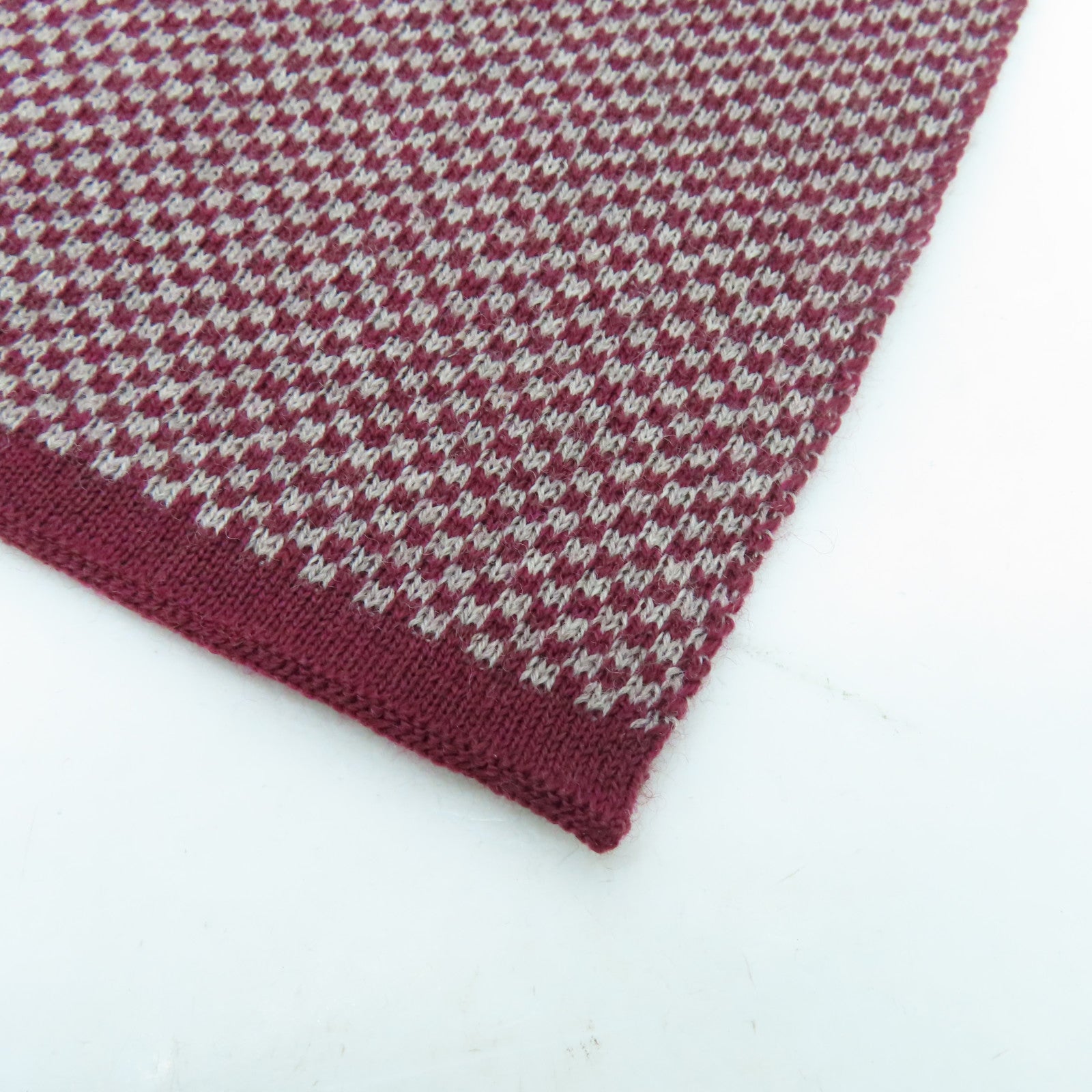 LOUIS VUITTON 羊毛Handwriting Burgundy Scarf絲巾紅色