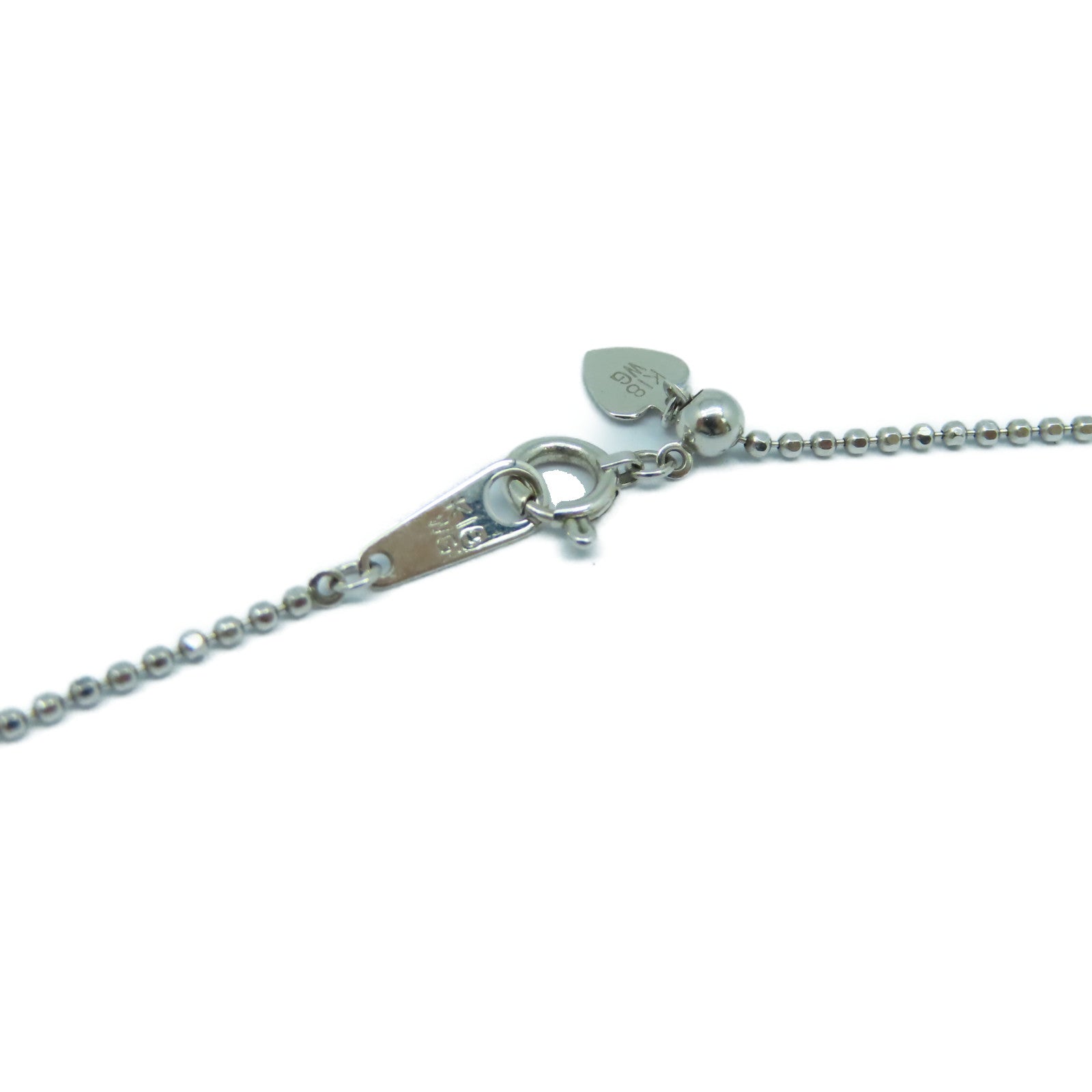 JEWELRY 【激減優惠】18K白金Diamond Necklace 0.80ct粉紅色鑽石/0.40ct鑽石項鍊