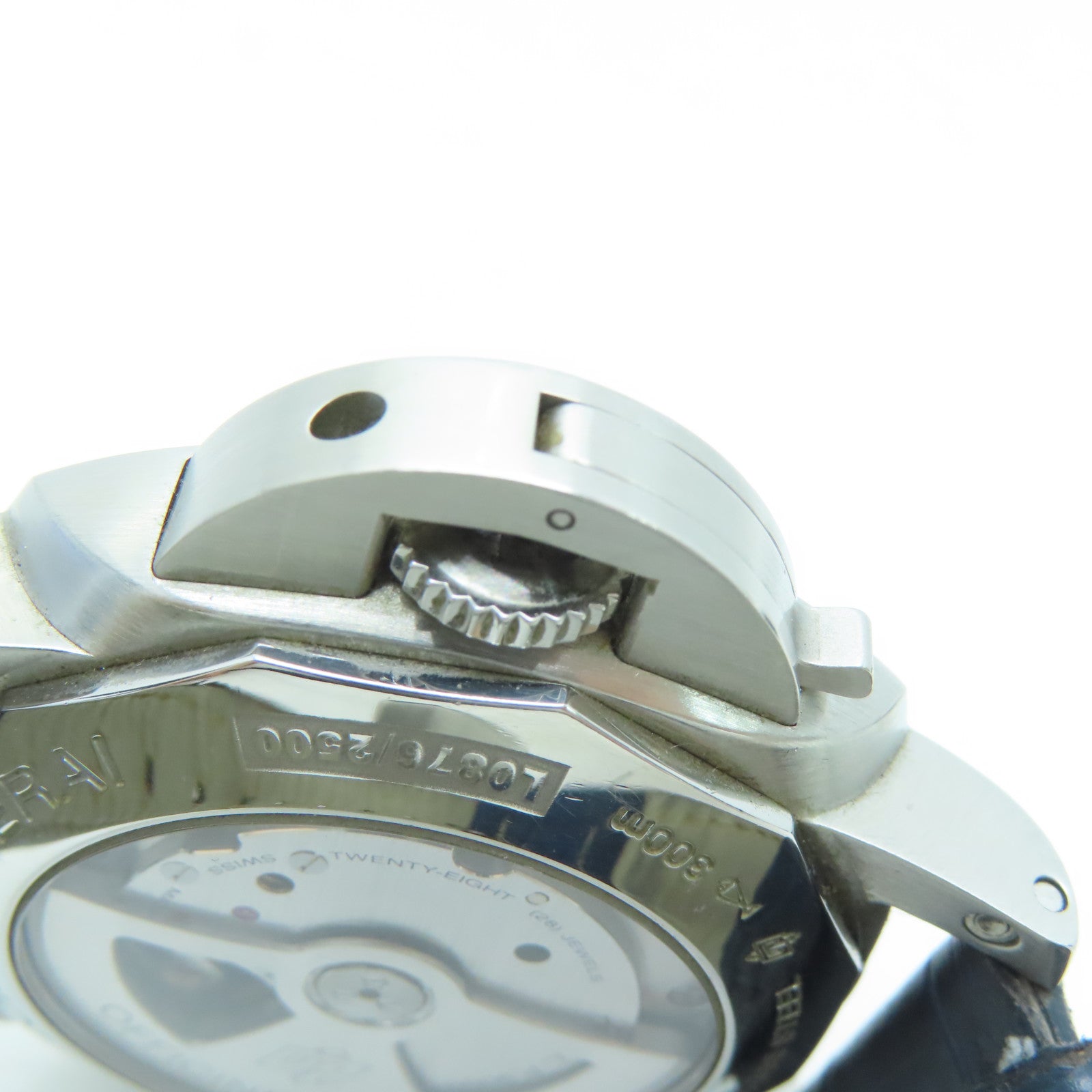 PANERAI Luminor Marina 44mm Stainless Steel/Alligator Leather Watch Automatic Movement Black