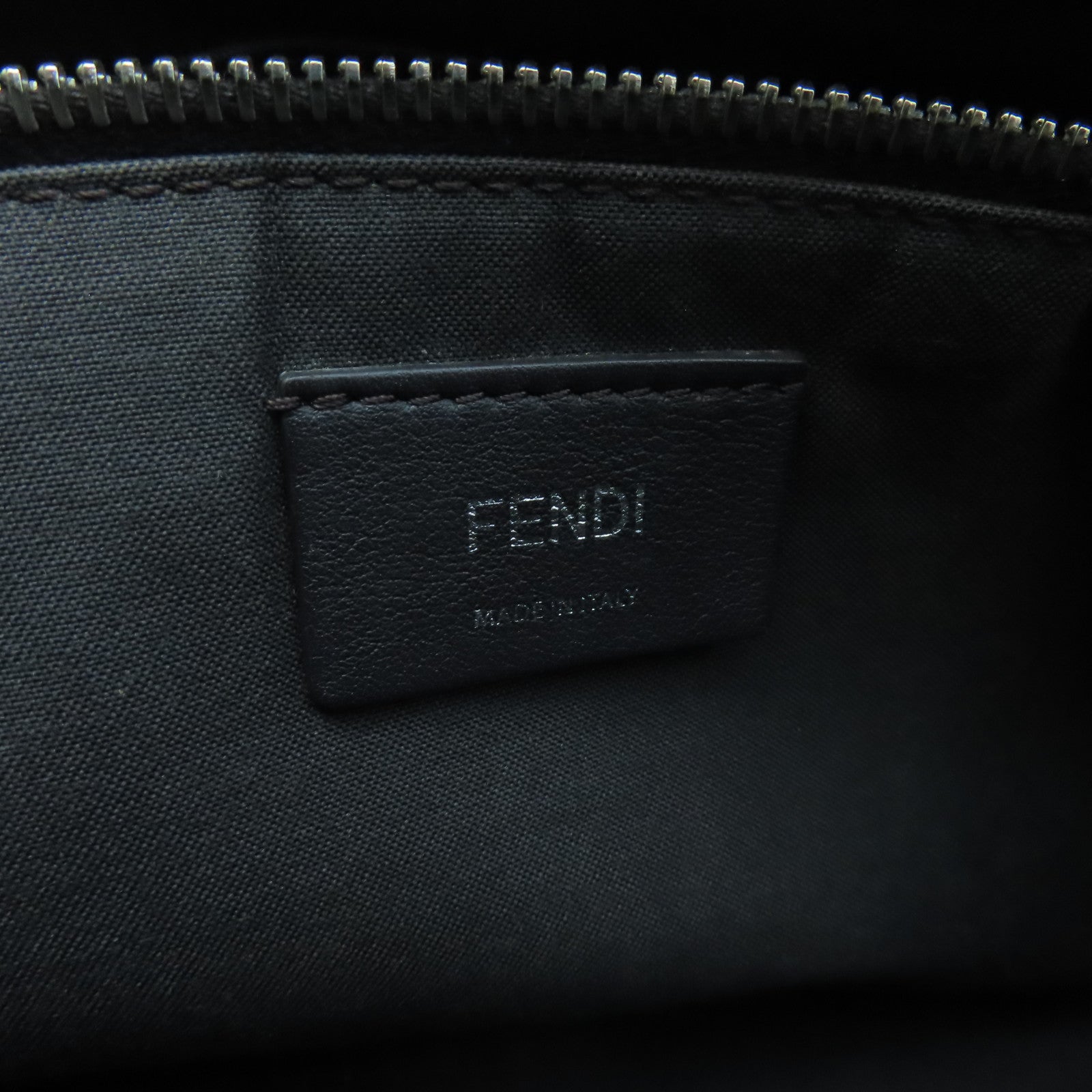 FENDI 牛皮皮革Shoulder Bag银扣肩背袋绿色