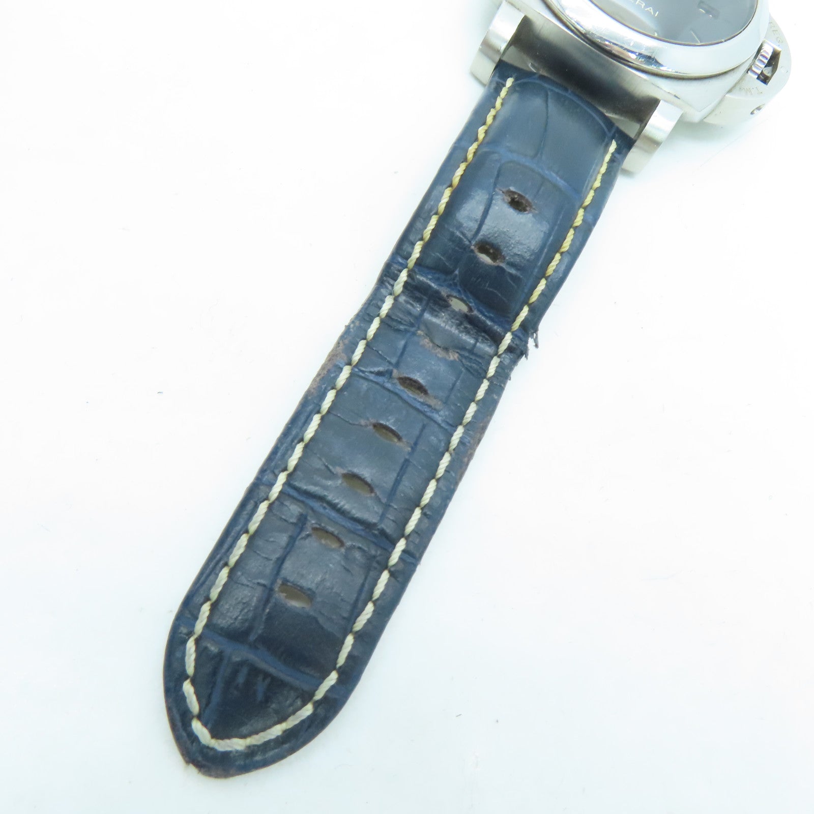 PANERAI Luminor Marina 44mm Stainless Steel/Alligator Leather Watch Automatic Movement Black