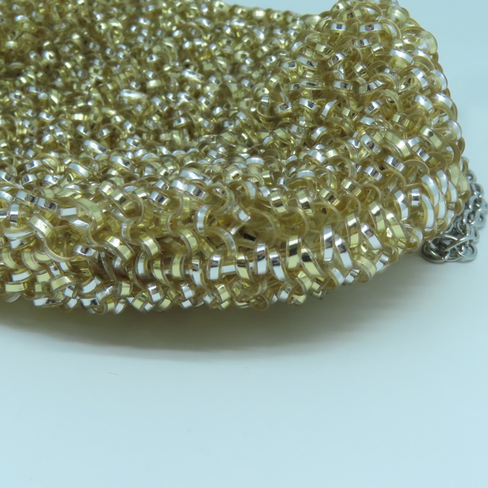 ANTEPRIMA 【激減優惠】PVC Chain Shoulder銀扣鏈帶肩背袋金色