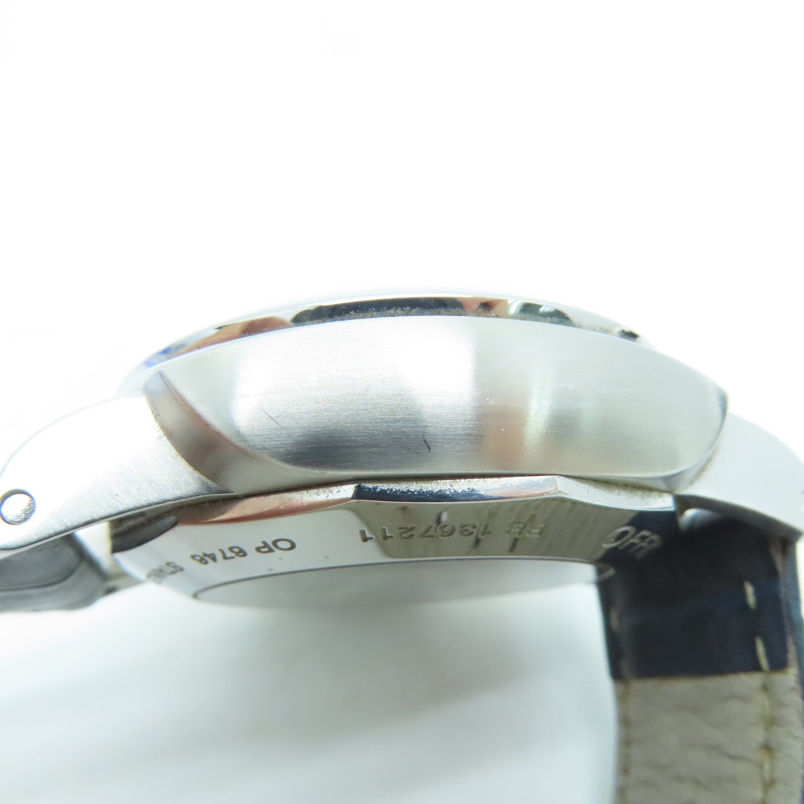 PANERAI Luminor Marina 44mm Stainless Steel/Alligator Leather Watch Automatic Movement Black