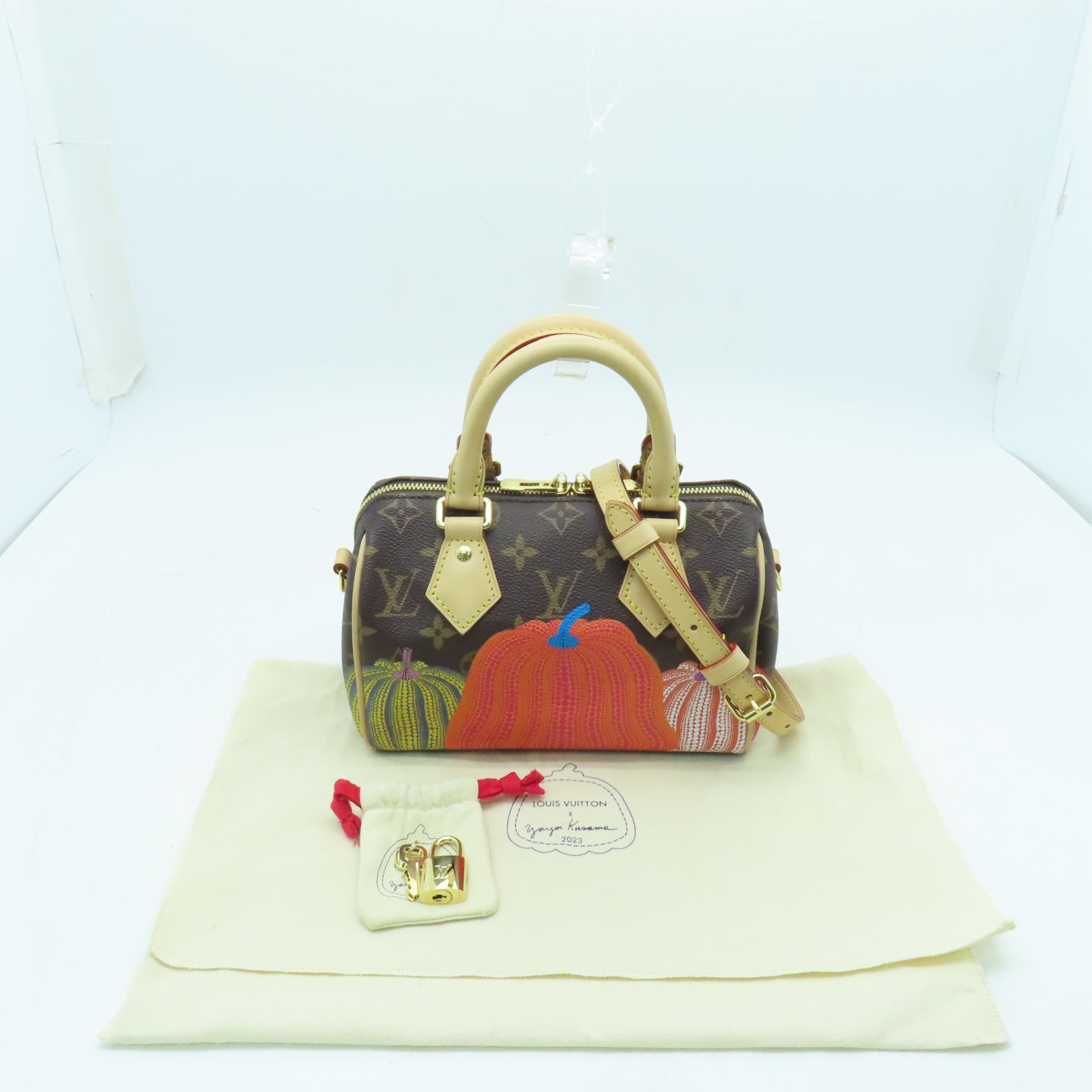 LOUIS VUITTON Monogram Speedy Bandouliere 20手挽肩背兩用袋啡色