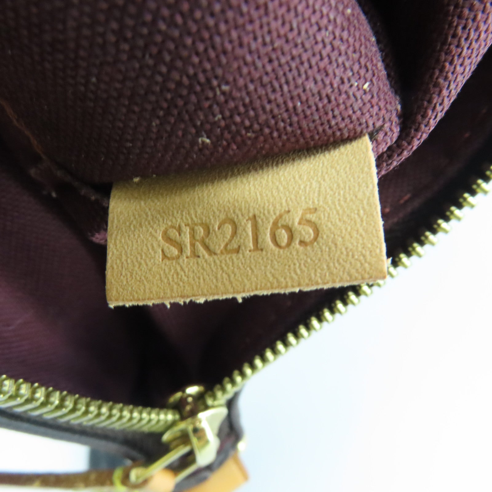 LOUIS VUITTON Monogram Turenne PM gold buckle handle shoulder bag brown
