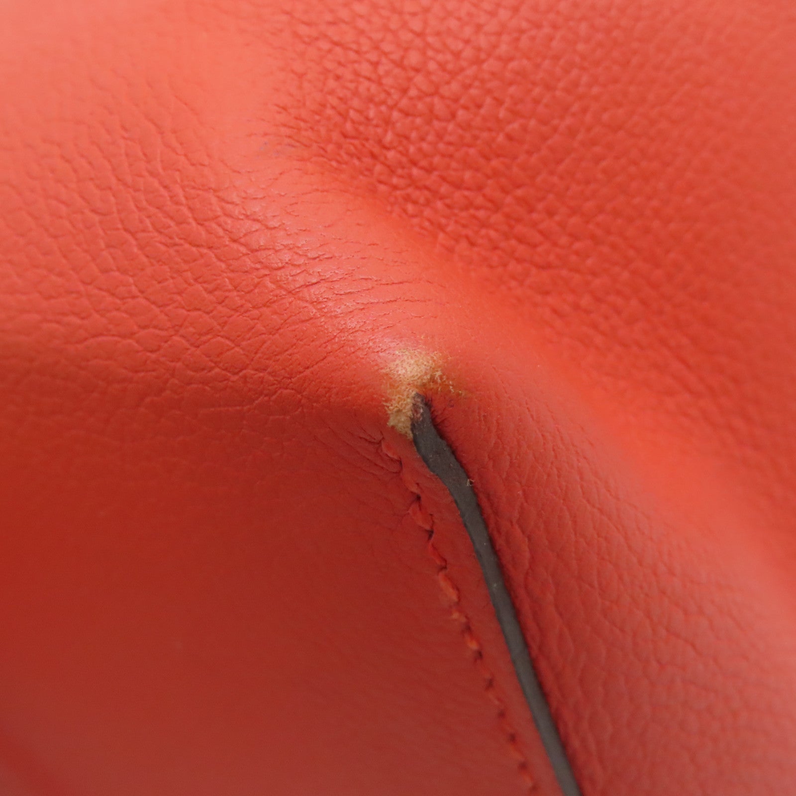 HERMES 【激減優惠】Evercolor皮革Sac Licol 17肩背袋Capucine紅色