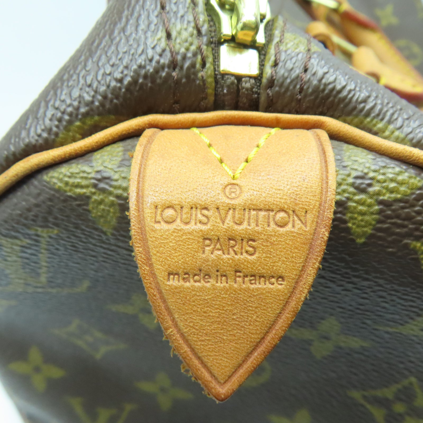 LOUIS VUITTON Monogram Speedy 30金扣手挽袋啡色