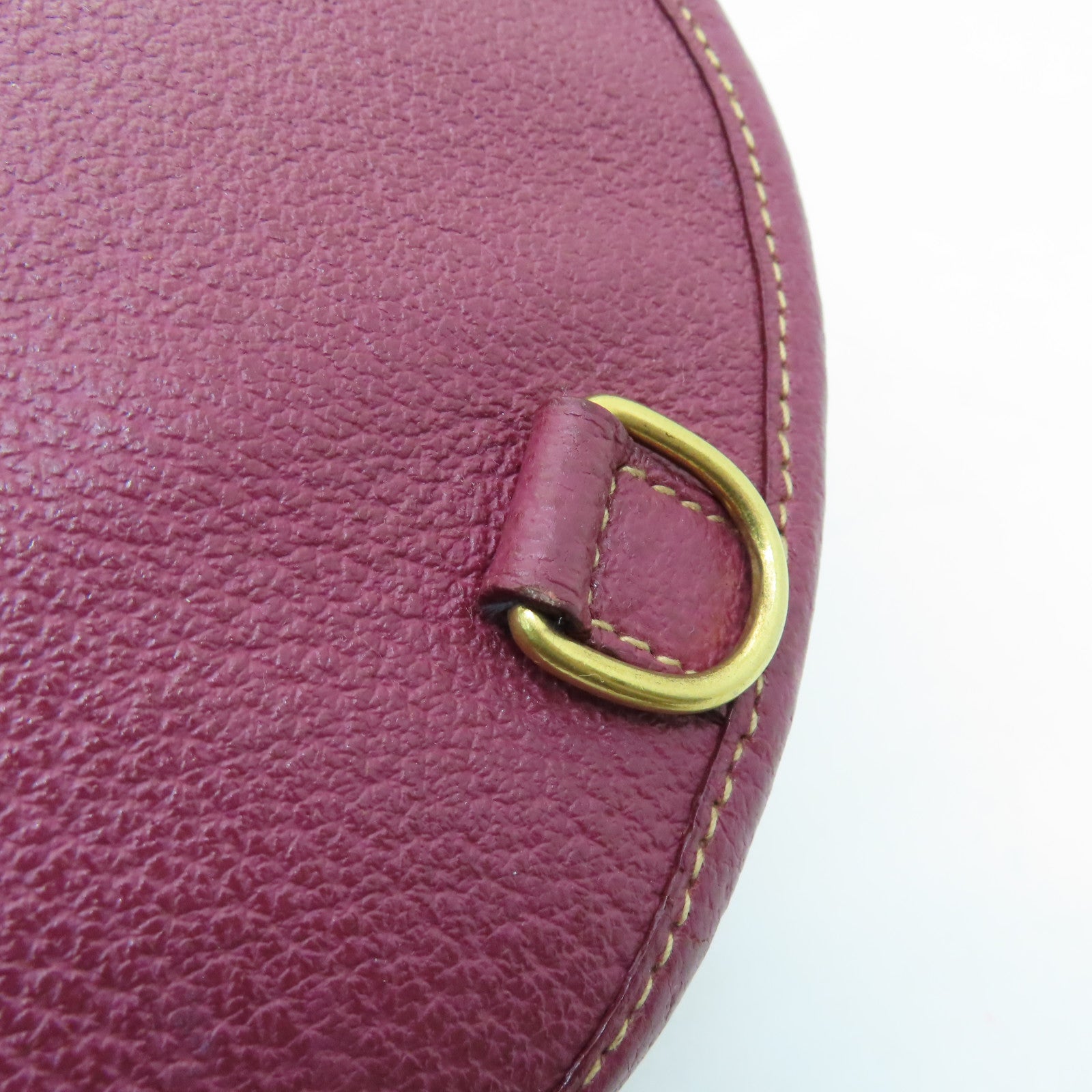 GUCCI 麂皮皮革Horsebit Backpack金扣背包紫色