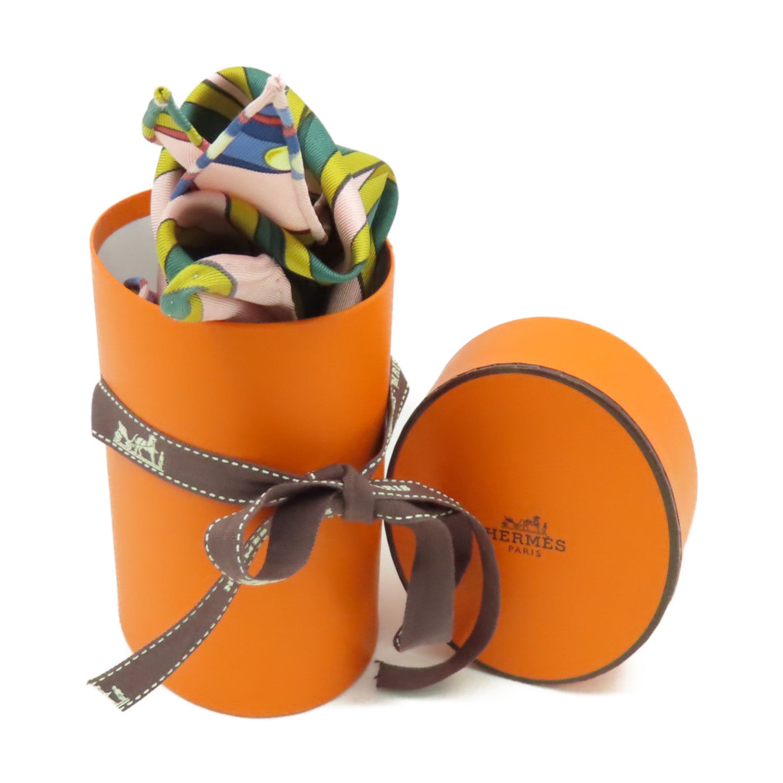 HERMES 絲質Losange Scarf絲巾粉紅色/彩色