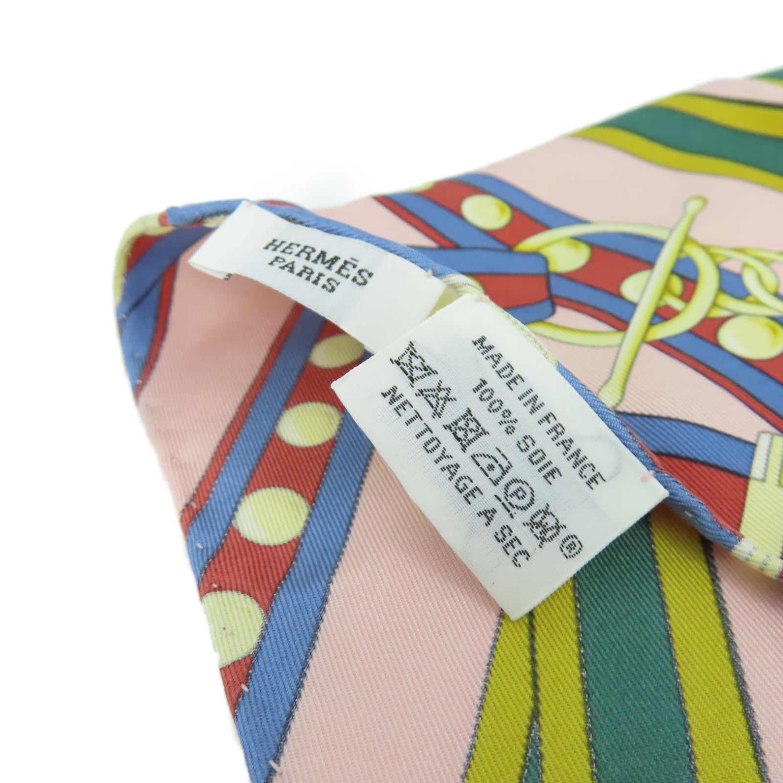 HERMES 絲質Losange Scarf絲巾粉紅色/彩色