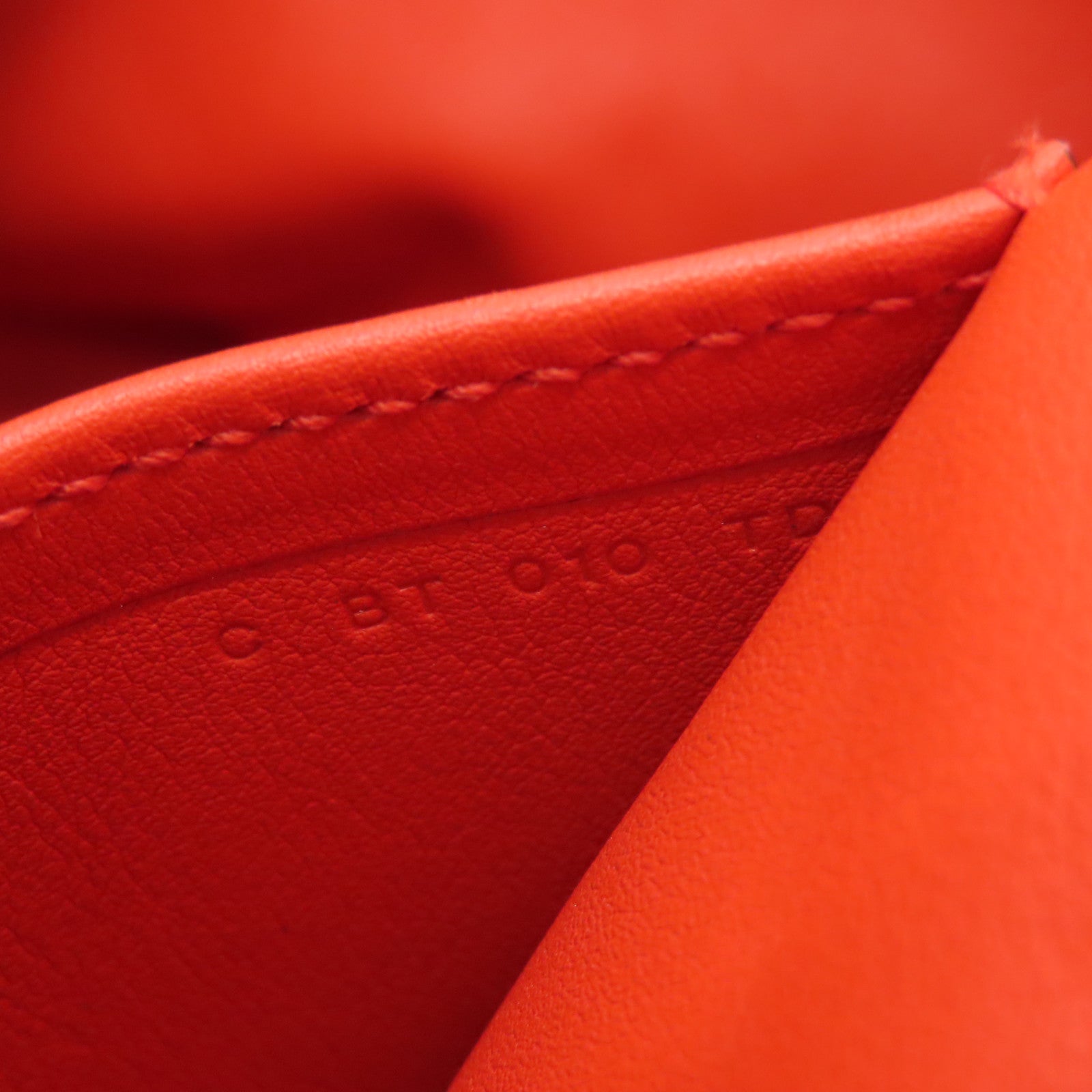 HERMES 【激減優惠】Evercolor皮革Sac Licol 17肩背袋Capucine紅色