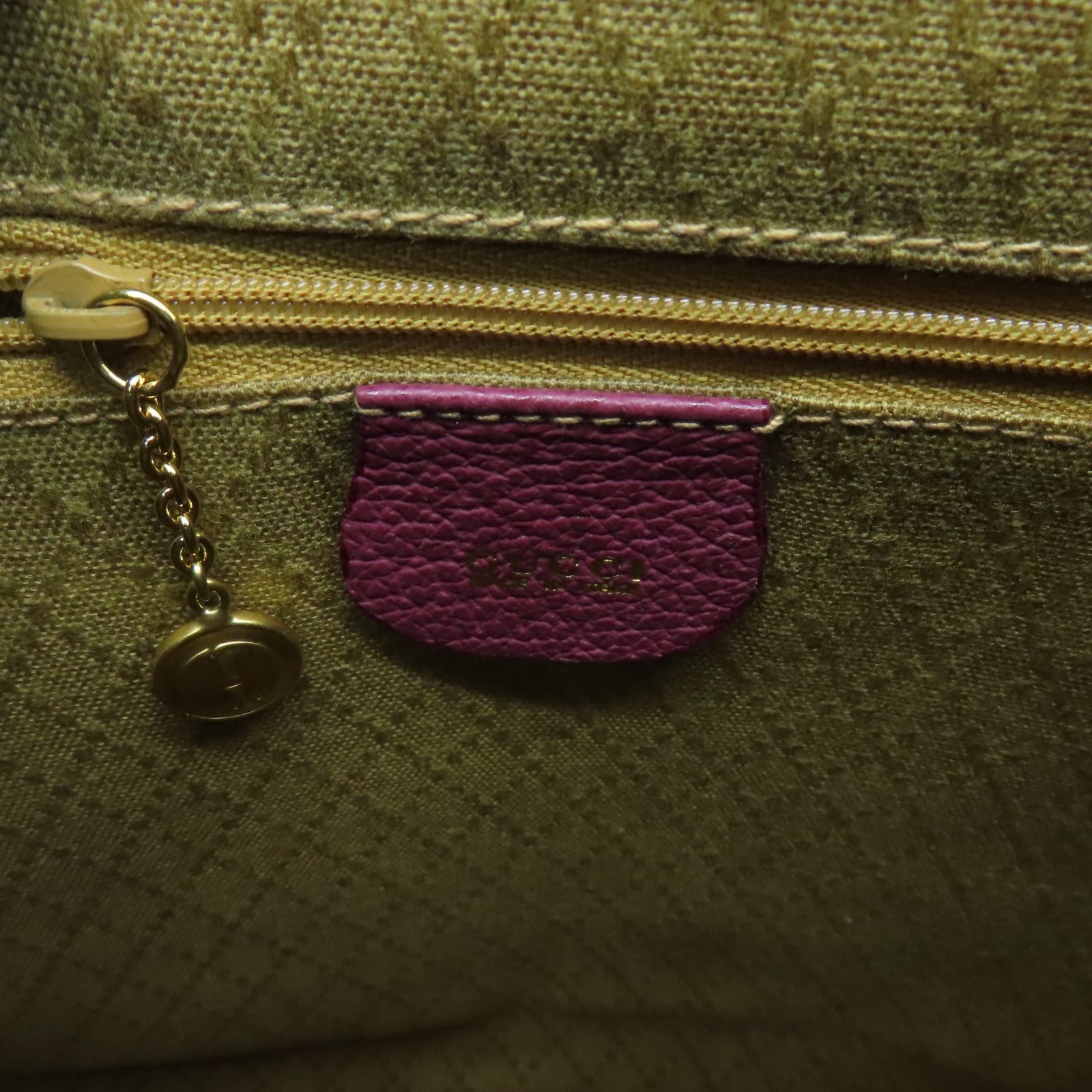 GUCCI 麂皮皮革Horsebit Backpack金扣背包紫色