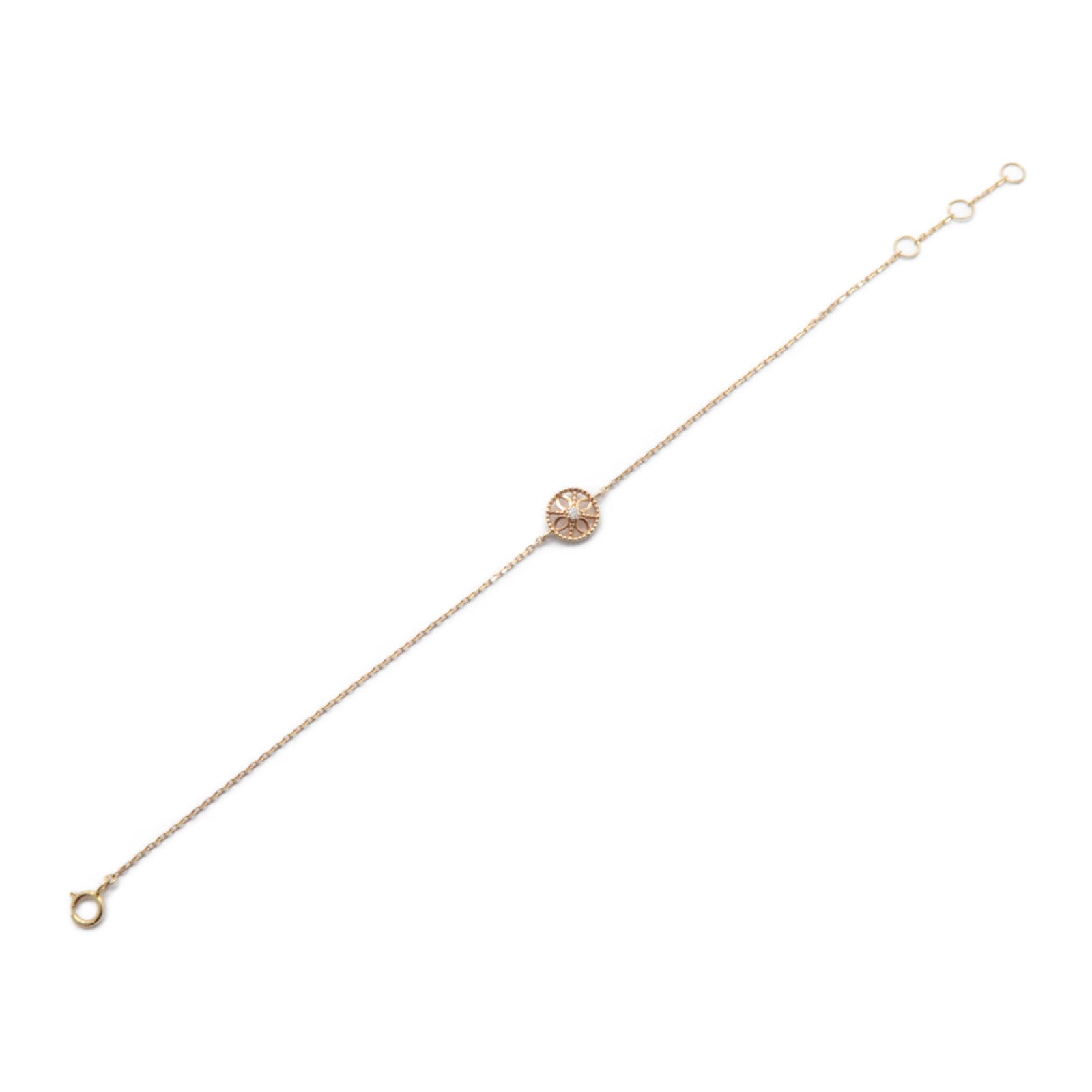 JEWELRY 18K玫瑰金Diamond Bracelet 0.02ct鑽石手鏈