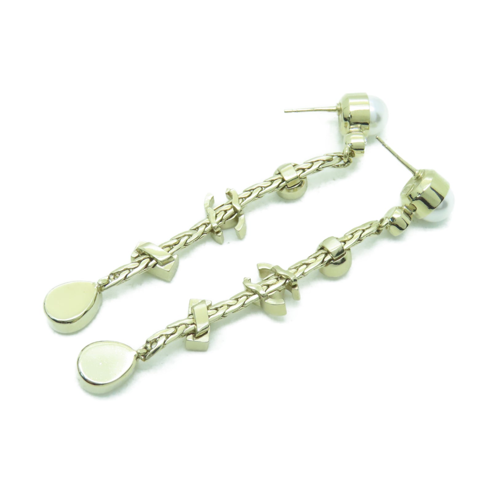 CHANEL 金屬Earrings耳環金色